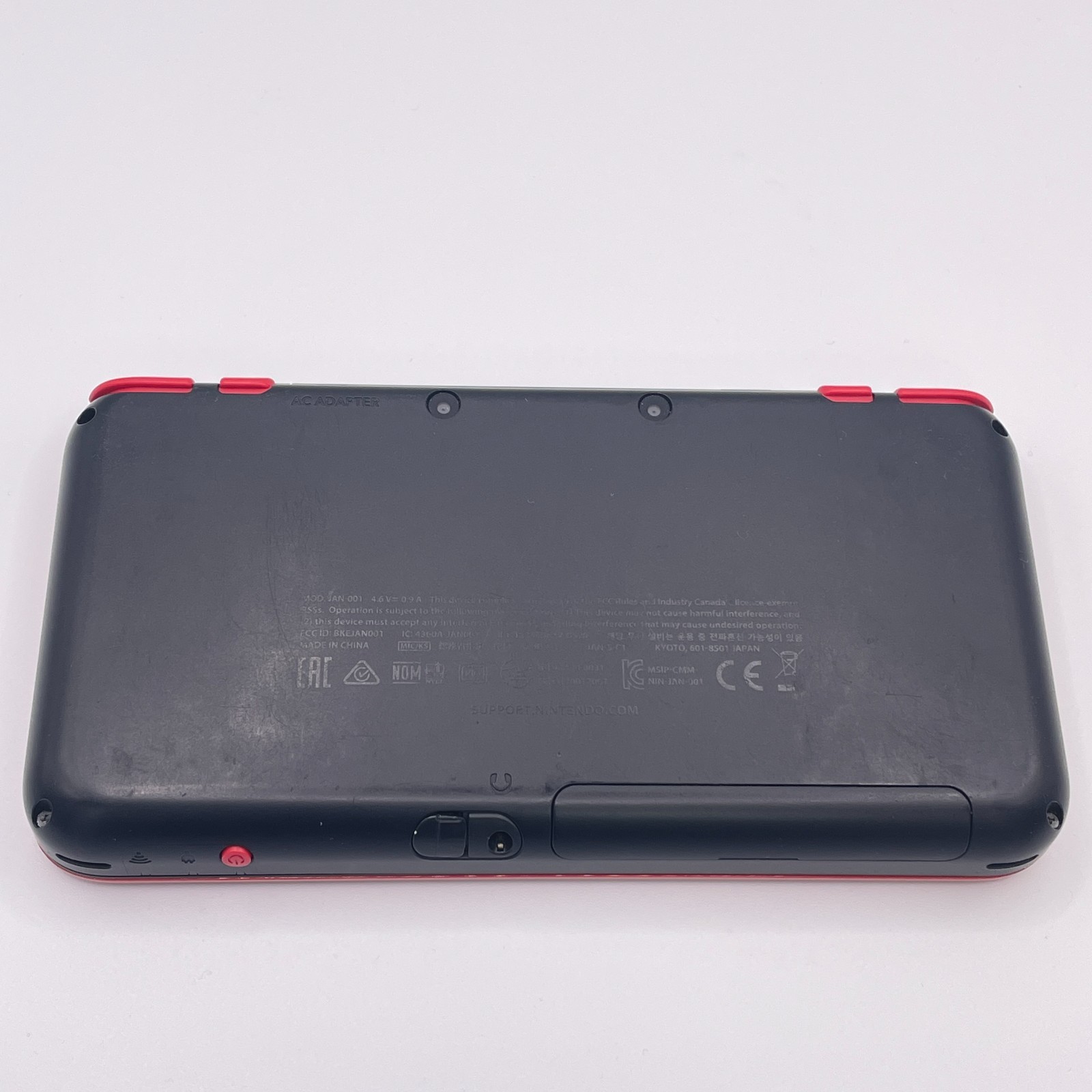 New Nintendo 2DS XL LL Mario Kart 7 Red Black Console NTSC-J (Japan) Working