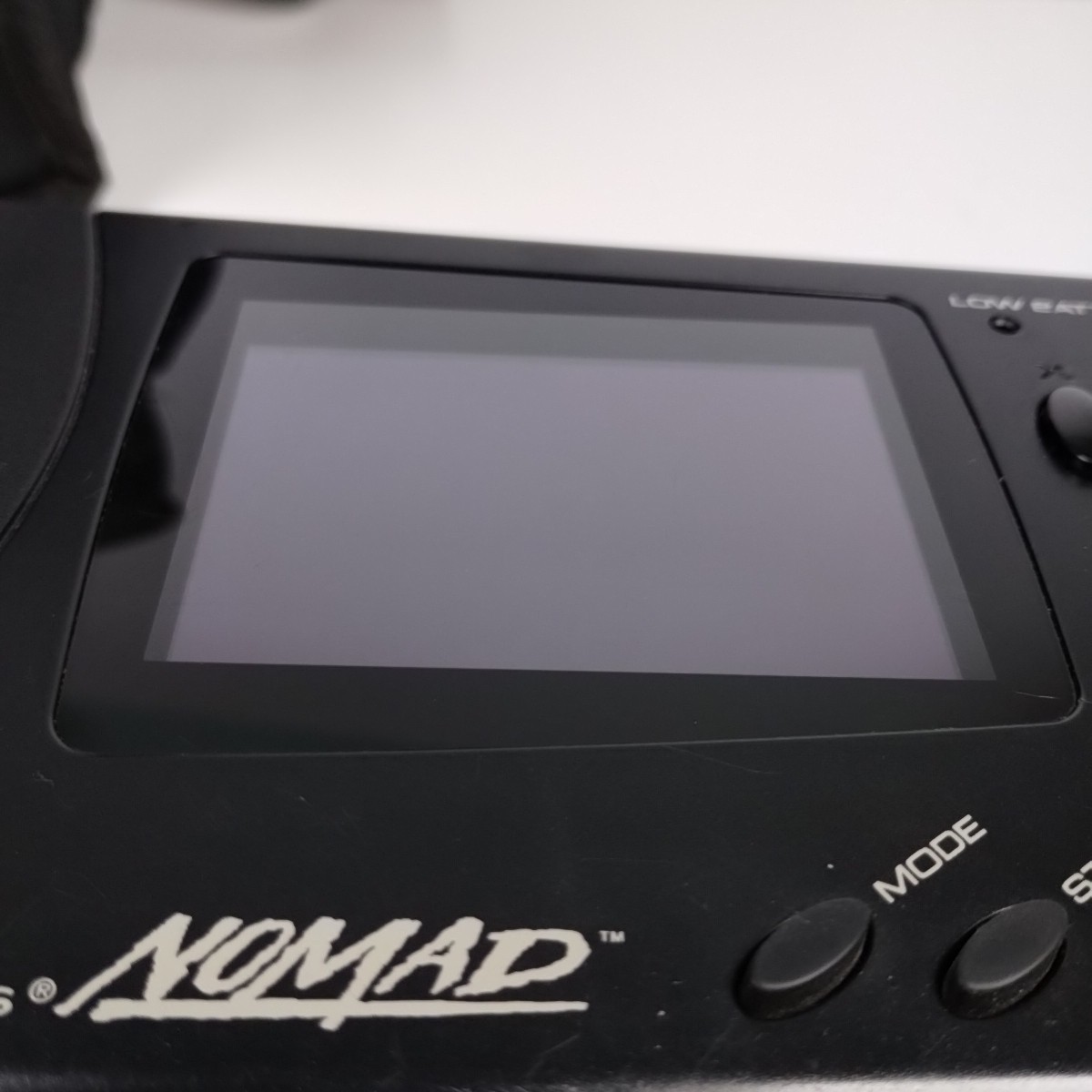 Sega Genesis Nomad Handheld Console Black Model MK-6100 W Cords, Game & Control
