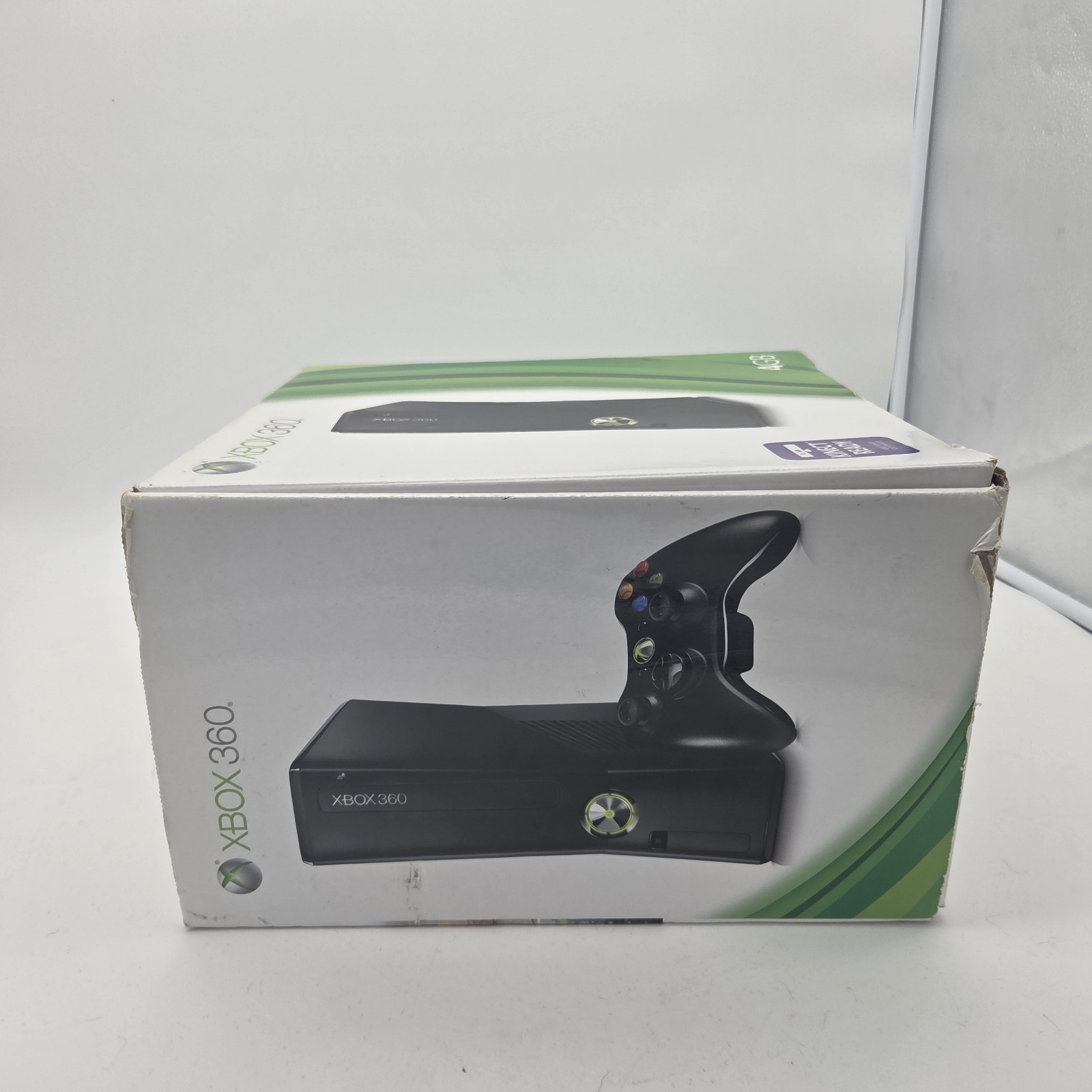 Microsoft Xbox 360 Slim 4GB Black Matte Console Model 1439 Complete In Box VGC