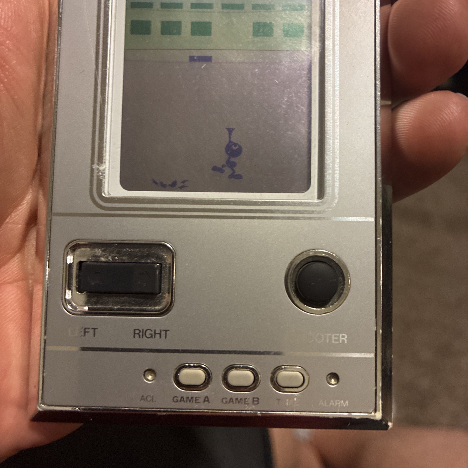 Nintendo Game & Watch Spitball Sparky BU-201 Super Color RARE Vintage 1984 Works