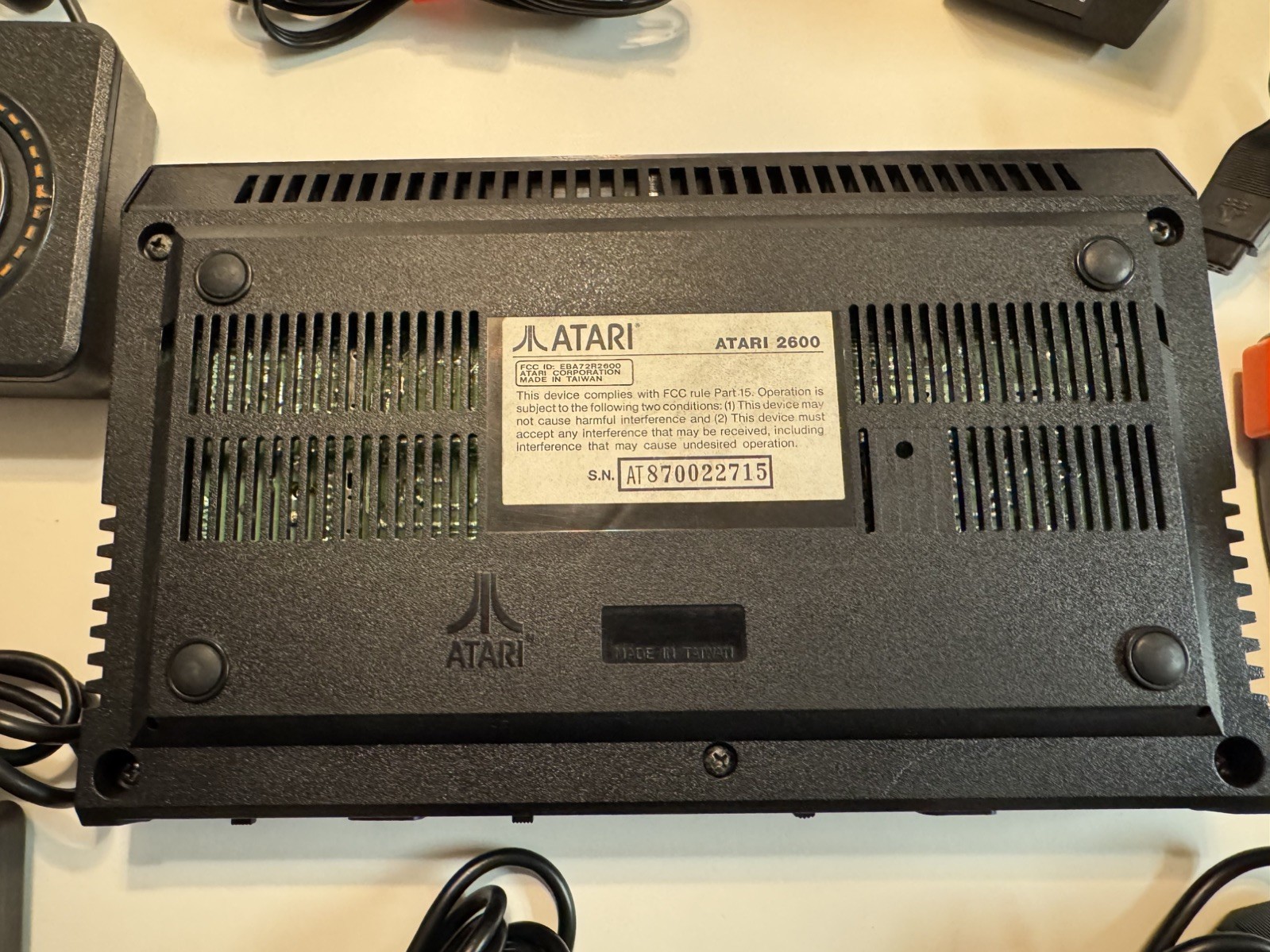 Atari 2600 Jr Rainbow Console w/ Upgraded 3.5mm Discreet A/V Composite Mod