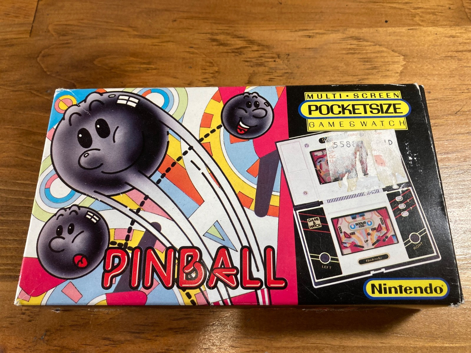 NINTENDO GAME & WATCH PINBALL 1983 CIB FULLY FUNCTIONAL NEAR MINT CONDITION