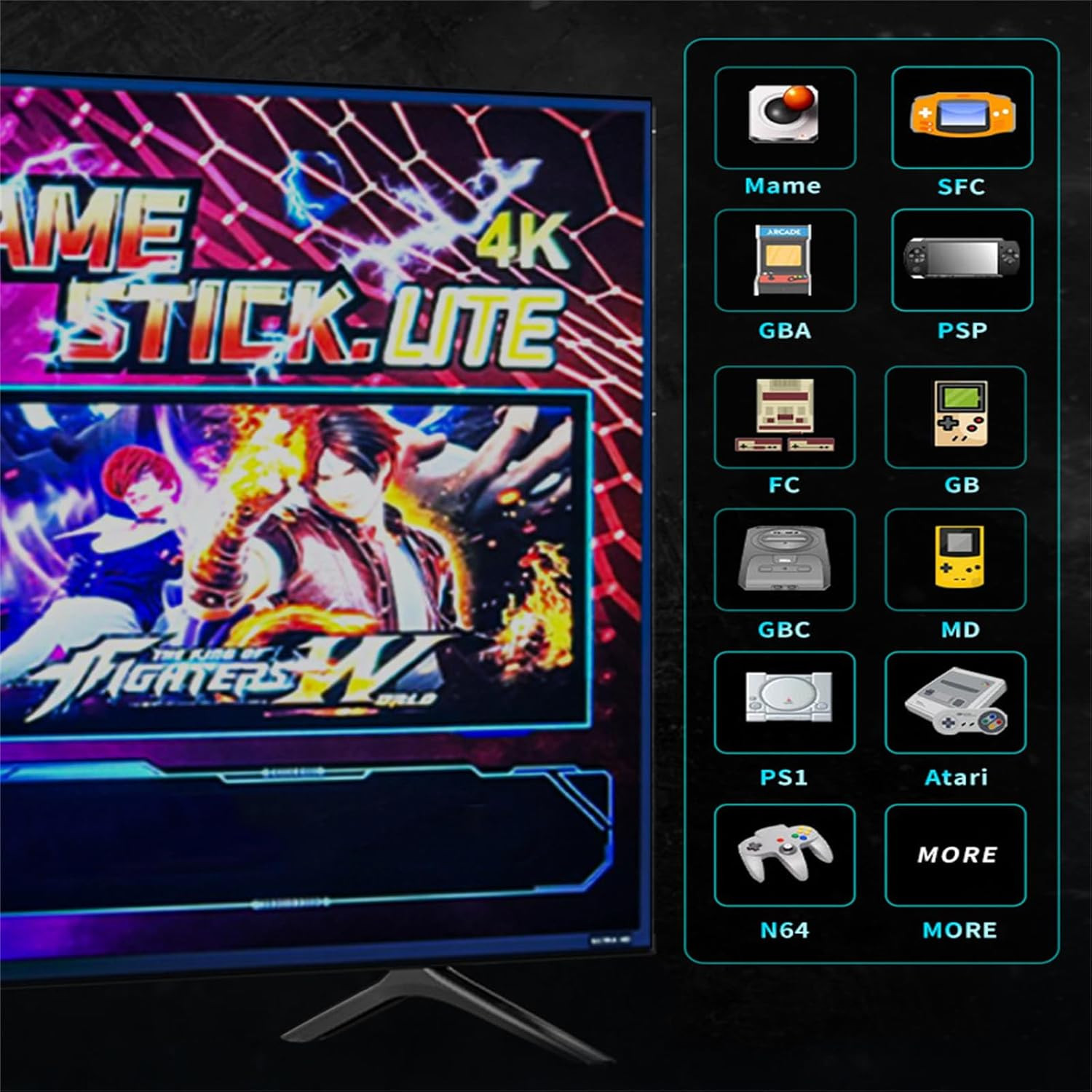 GT68 4K HD TV Game Stick Video Game Console 64G/128G Built in 10000+ 20000+ Retr