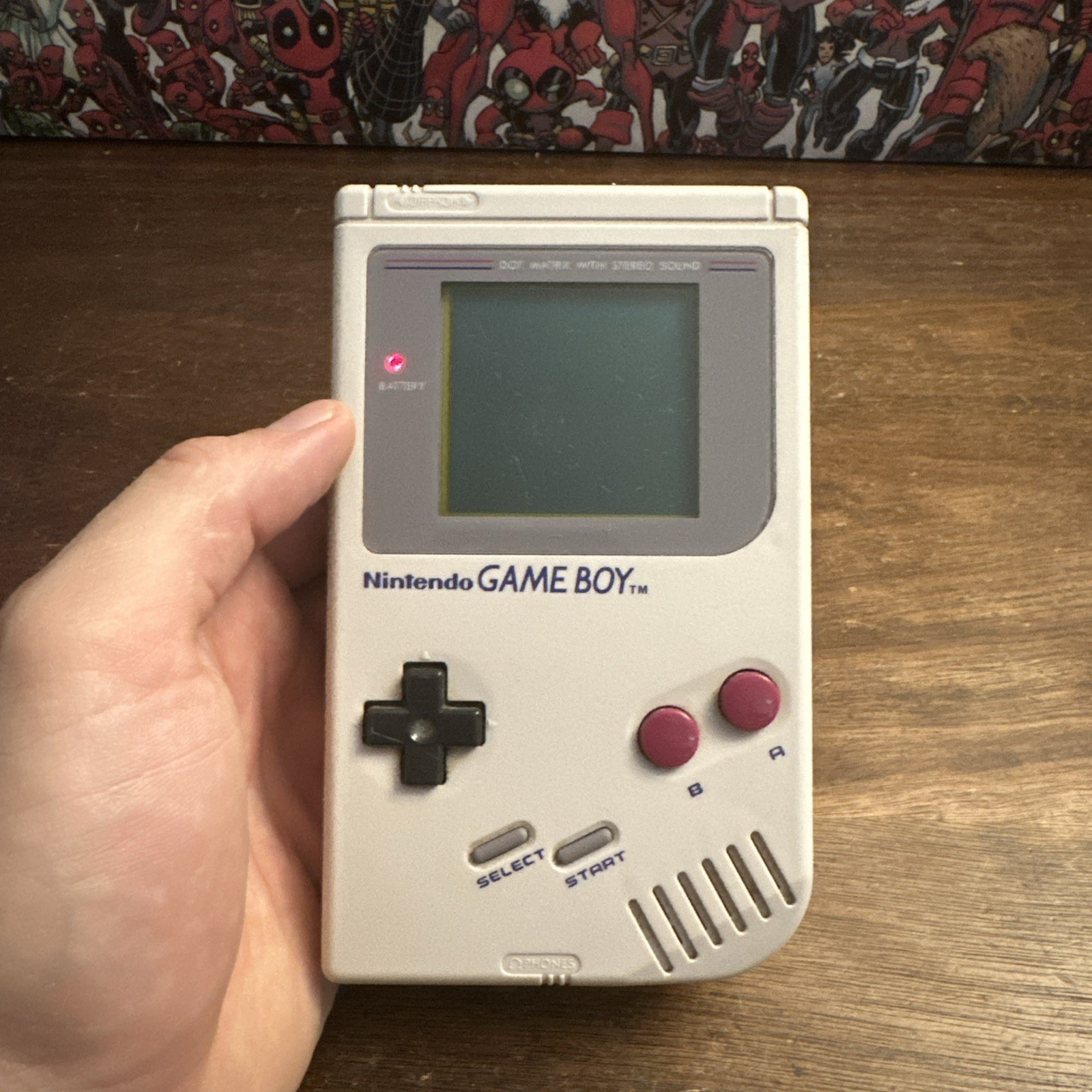 Original 1989 Nintendo GameBoy DMG-01 Gray Zelda Variant – Tested – Authentic