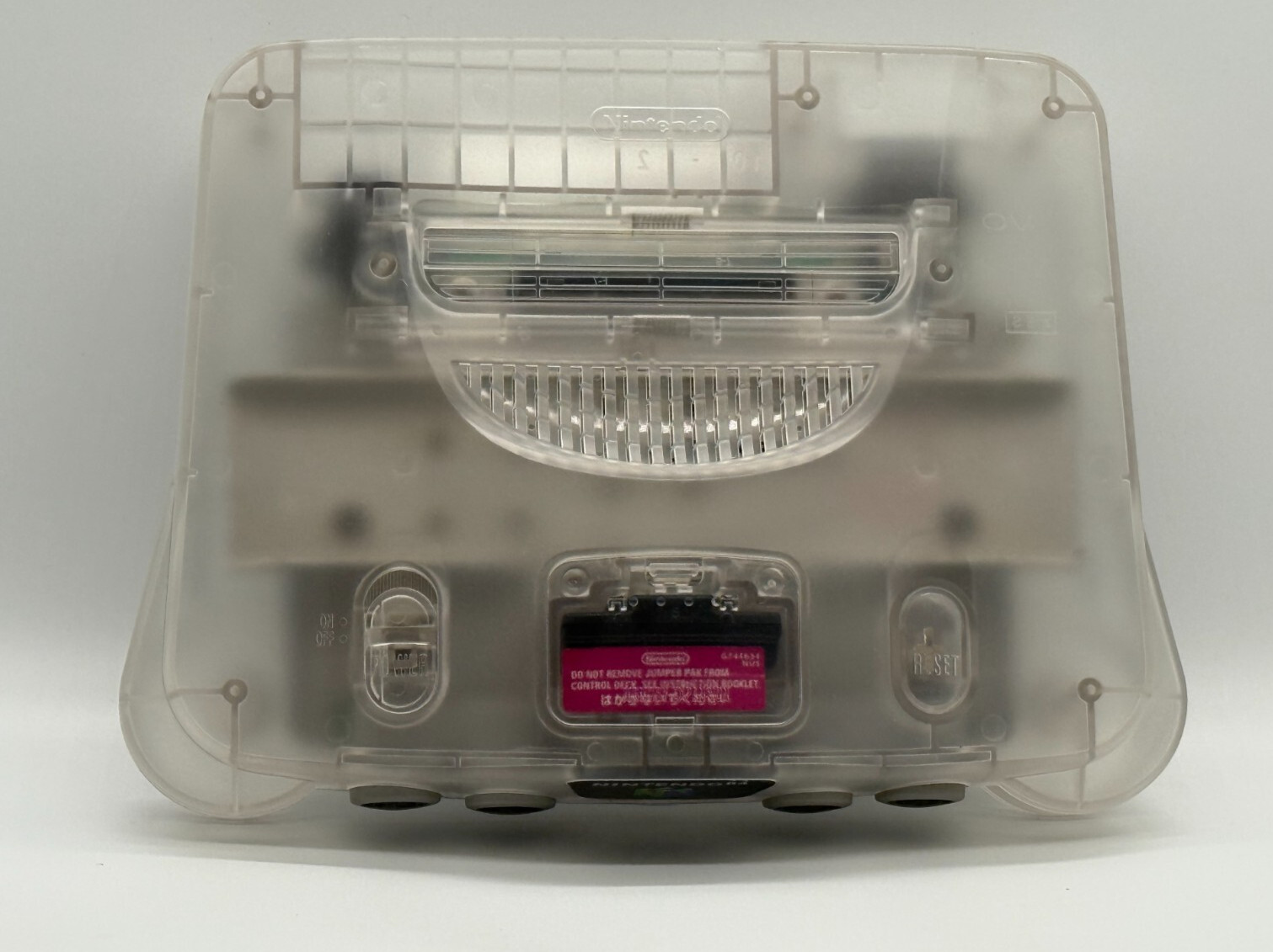 NEW Nintendo 64 N64 Limited Clear Transparent Custom Console Multi-Color LED