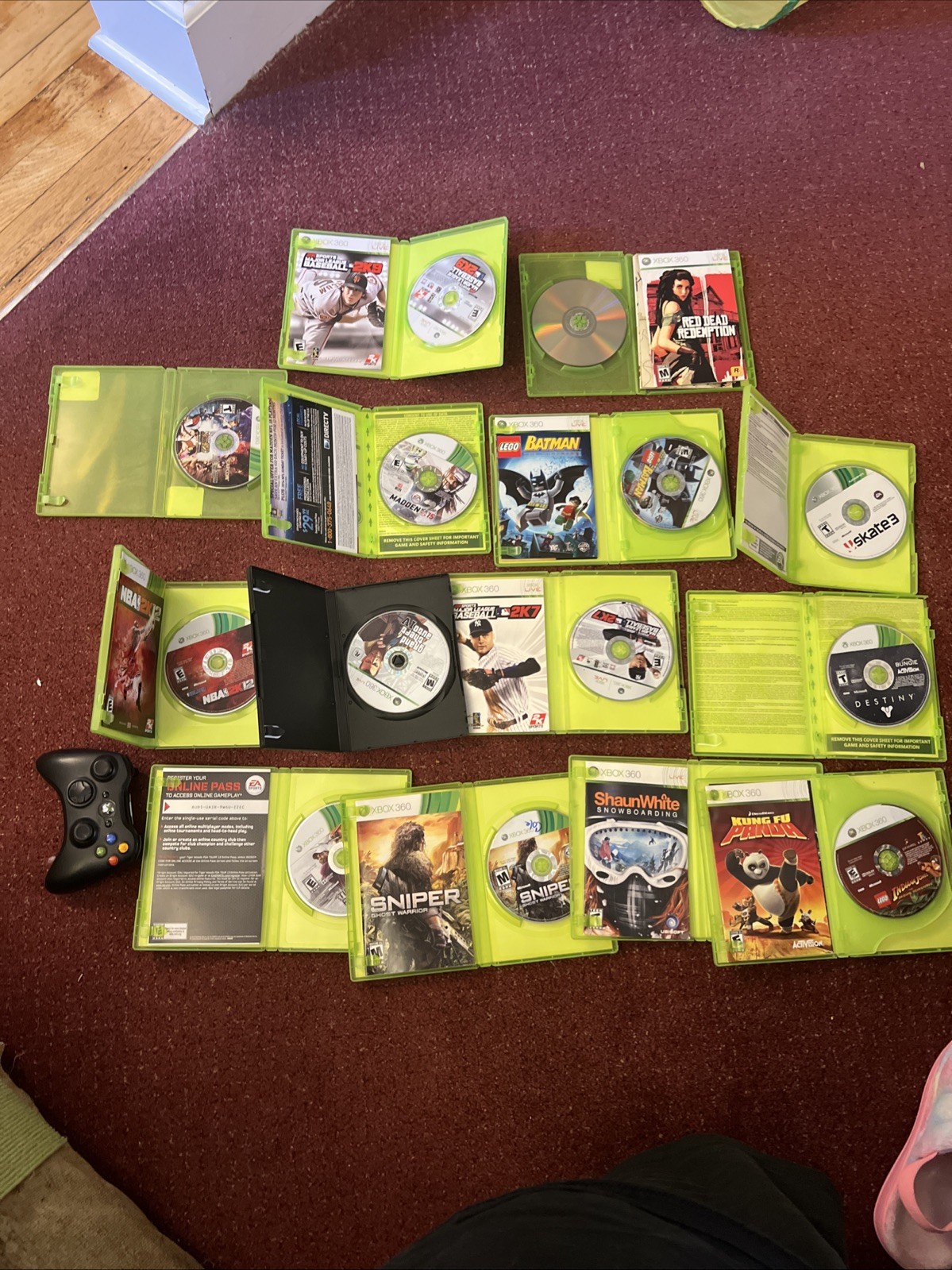 Call of Duty MW3 Edition Xbox 360 Slim 320GB Bundle Adult Owned 7 Game Lot ❤️