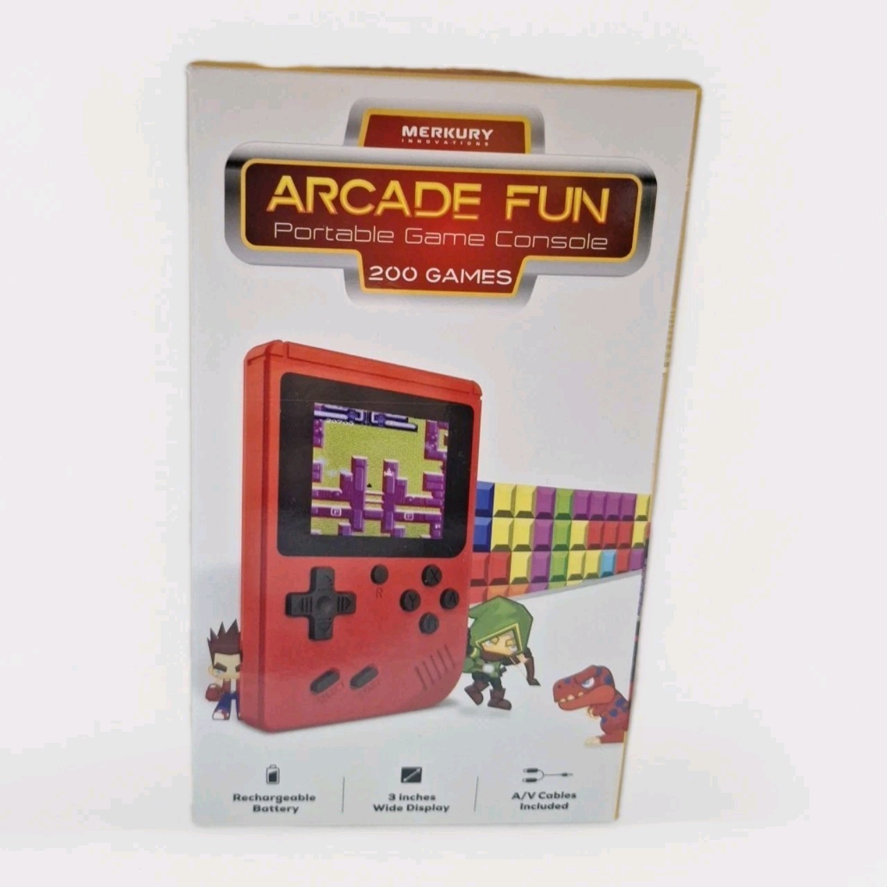 Merkury Innovations Arcade Fun Portable Gaming Console 200 Games