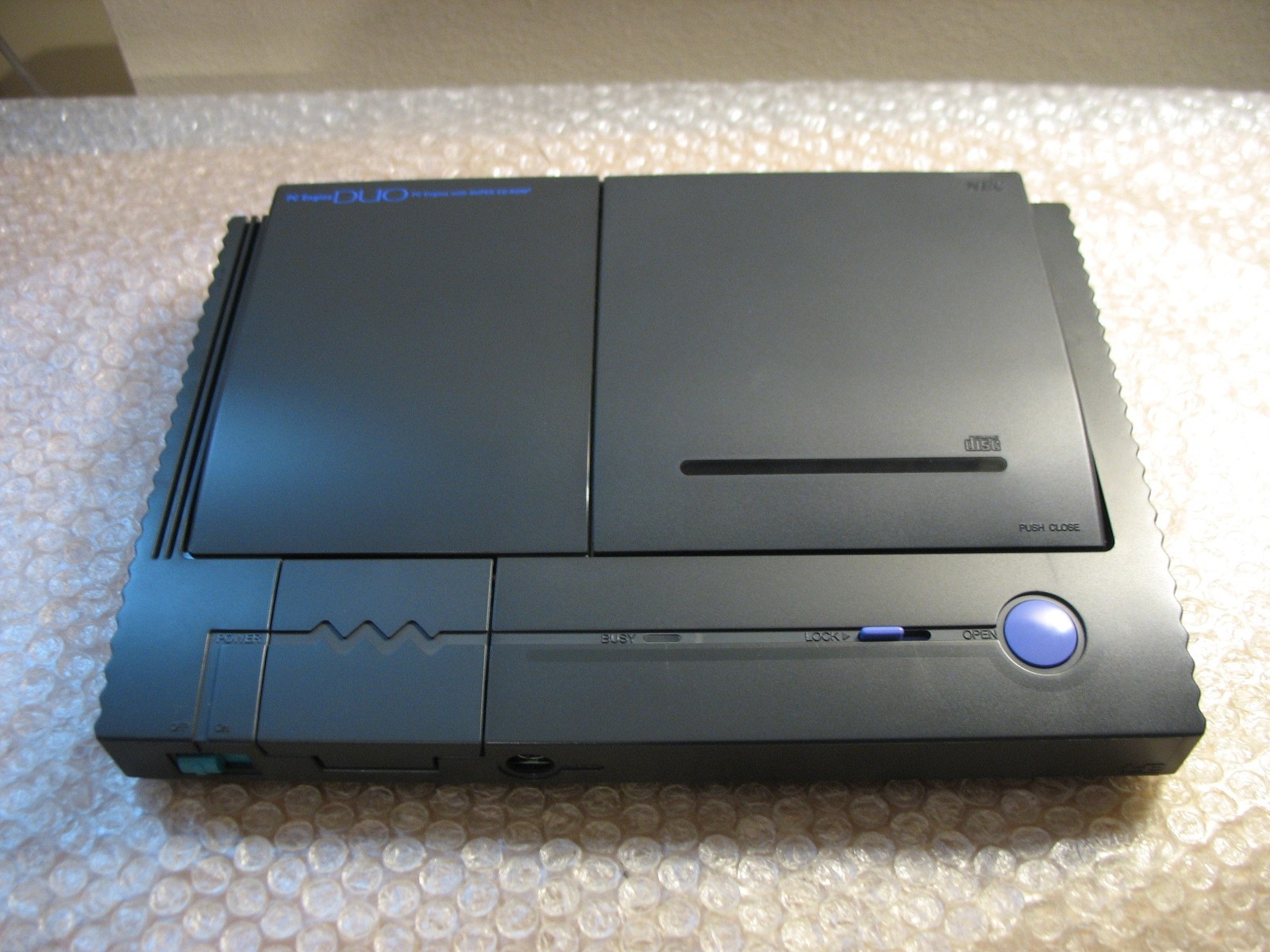 (CD NOT WORKING) BOXED NEC PC ENGINE DUO SUPER CD ROM CONSOLE JAP IMPORT!