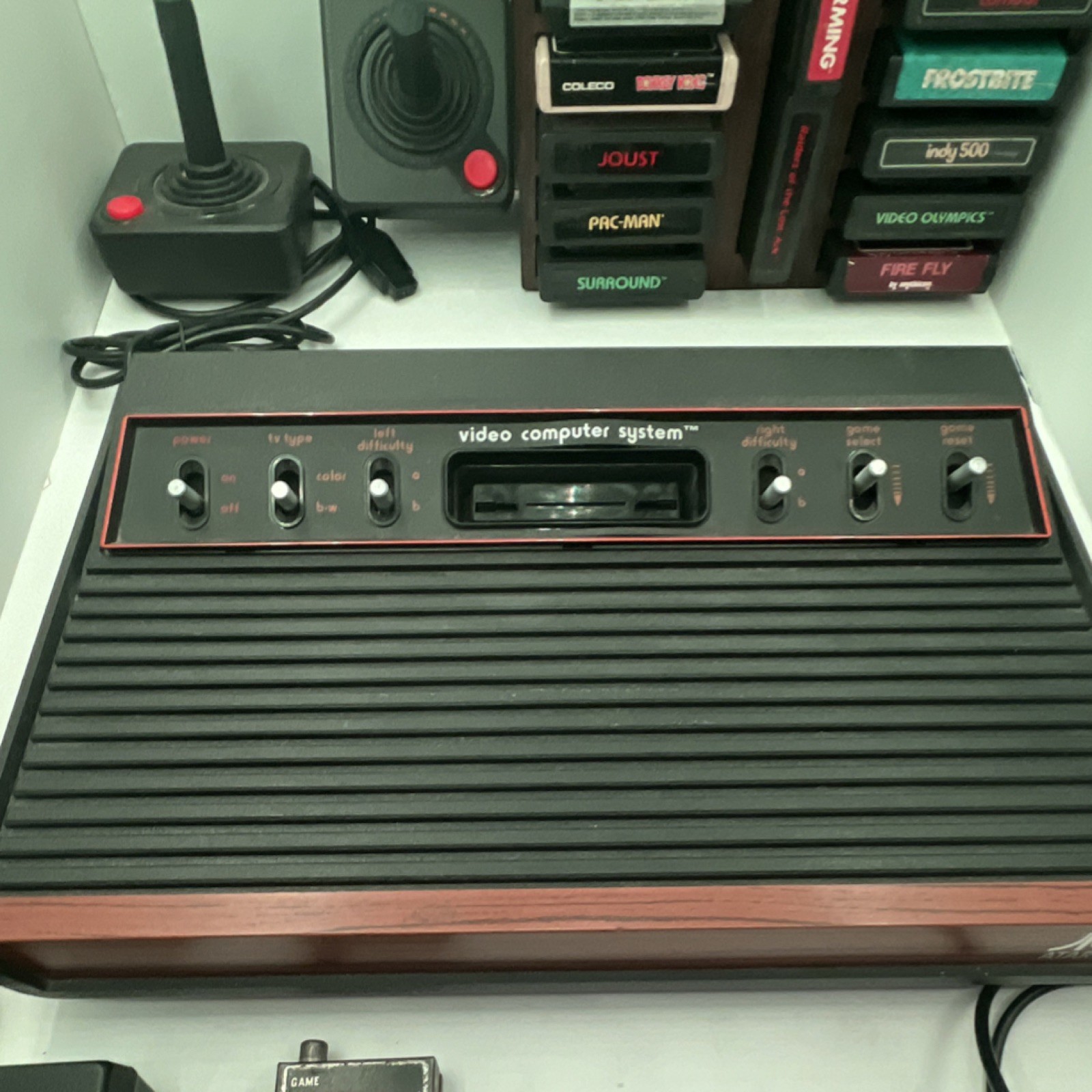 Atari 2600 CX-2600 Console Bundle w/ Joysticks, Paddles & Game Cartridges