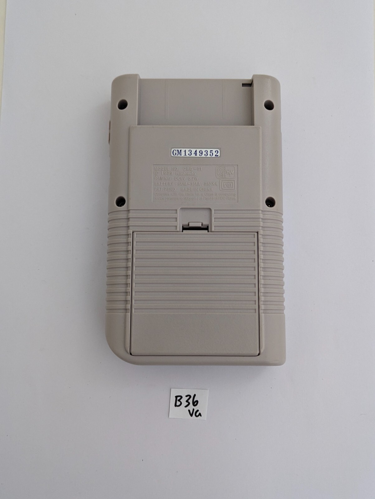 MANI CHN HK Hong Kong China Genuine Nintendo Game Boy Original Console DMG-01 GB