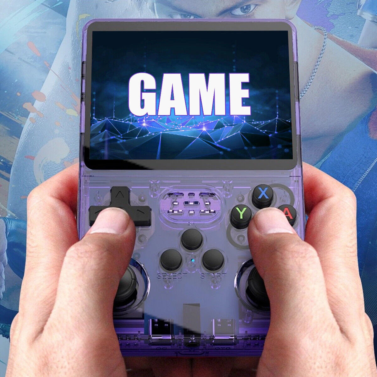 R36S R40S PRO Handheld Console 3.5 Inch IPS Screen Open Source Linux Portable