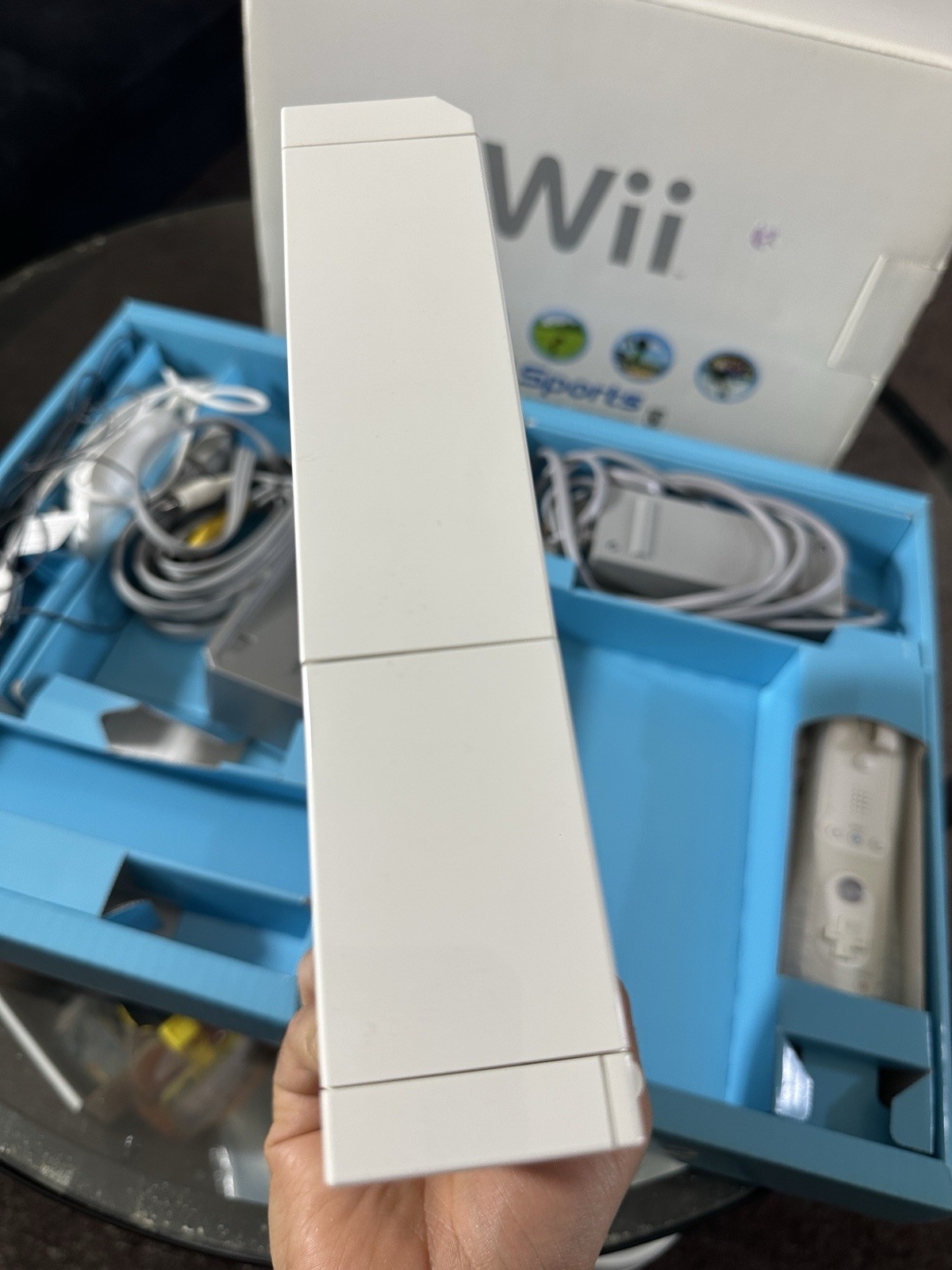 Nintendo Wii Console Complete in Box – Controller Nunchuck Power Chords Tested