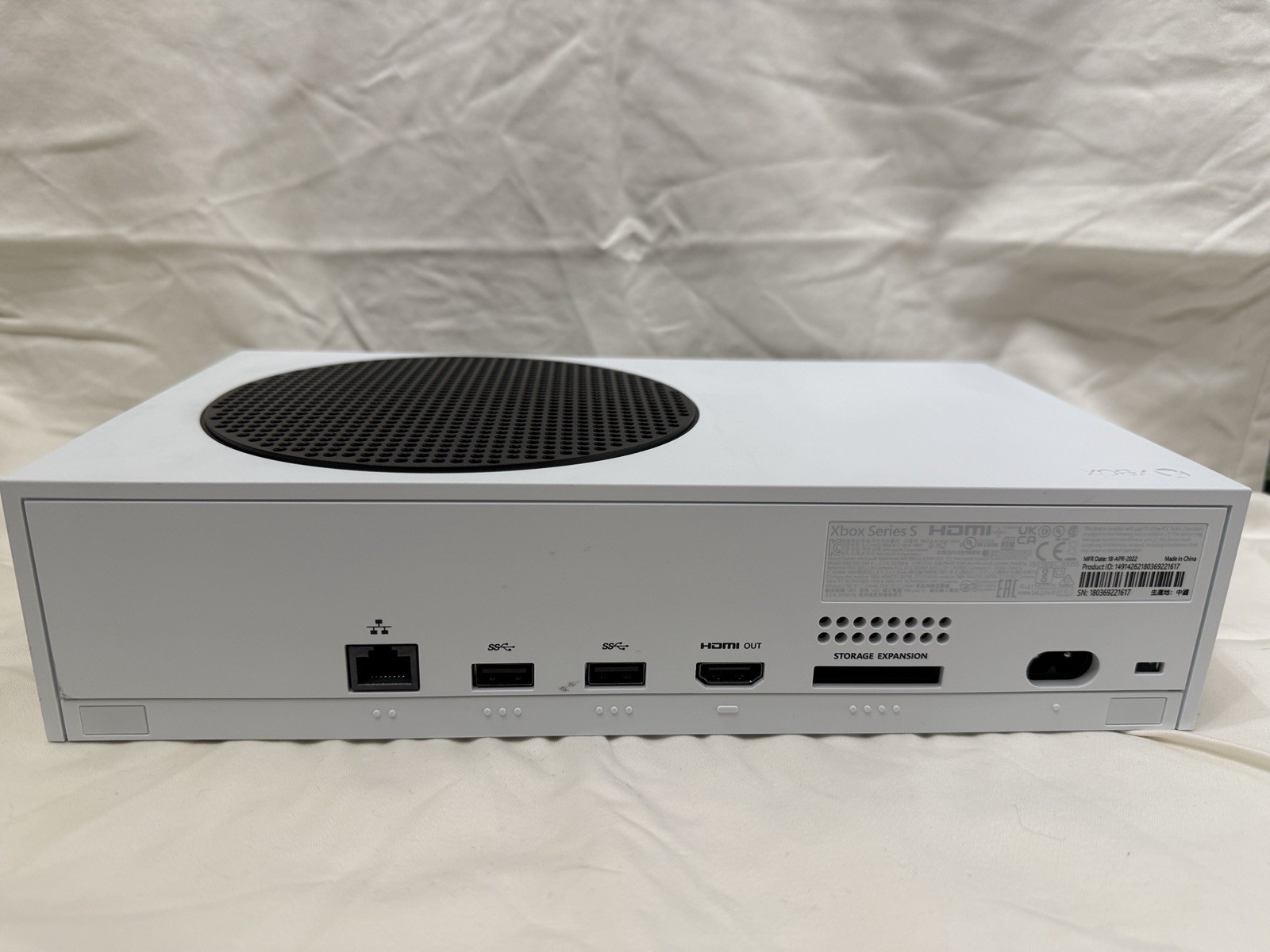 Microsoft Xbox Series S 512GB White Console With Controller And PowerCord