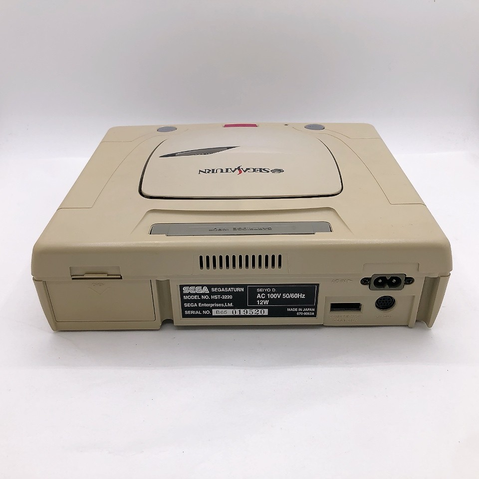 Sega Saturn Console only HST-3220 White NTSC-J Japan Japanese Tested