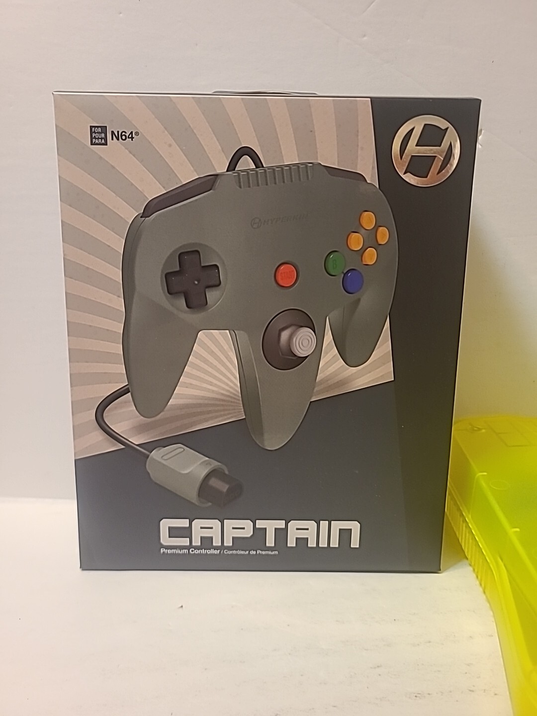 Nintendo N64 Transparent Neon Yellow Funtastic Clear Nintendo 64 Console System