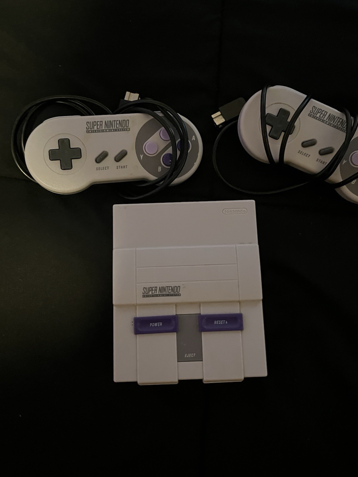 Nintendo Super NES Control Deck CLV-201 Console – 2 Controllers
