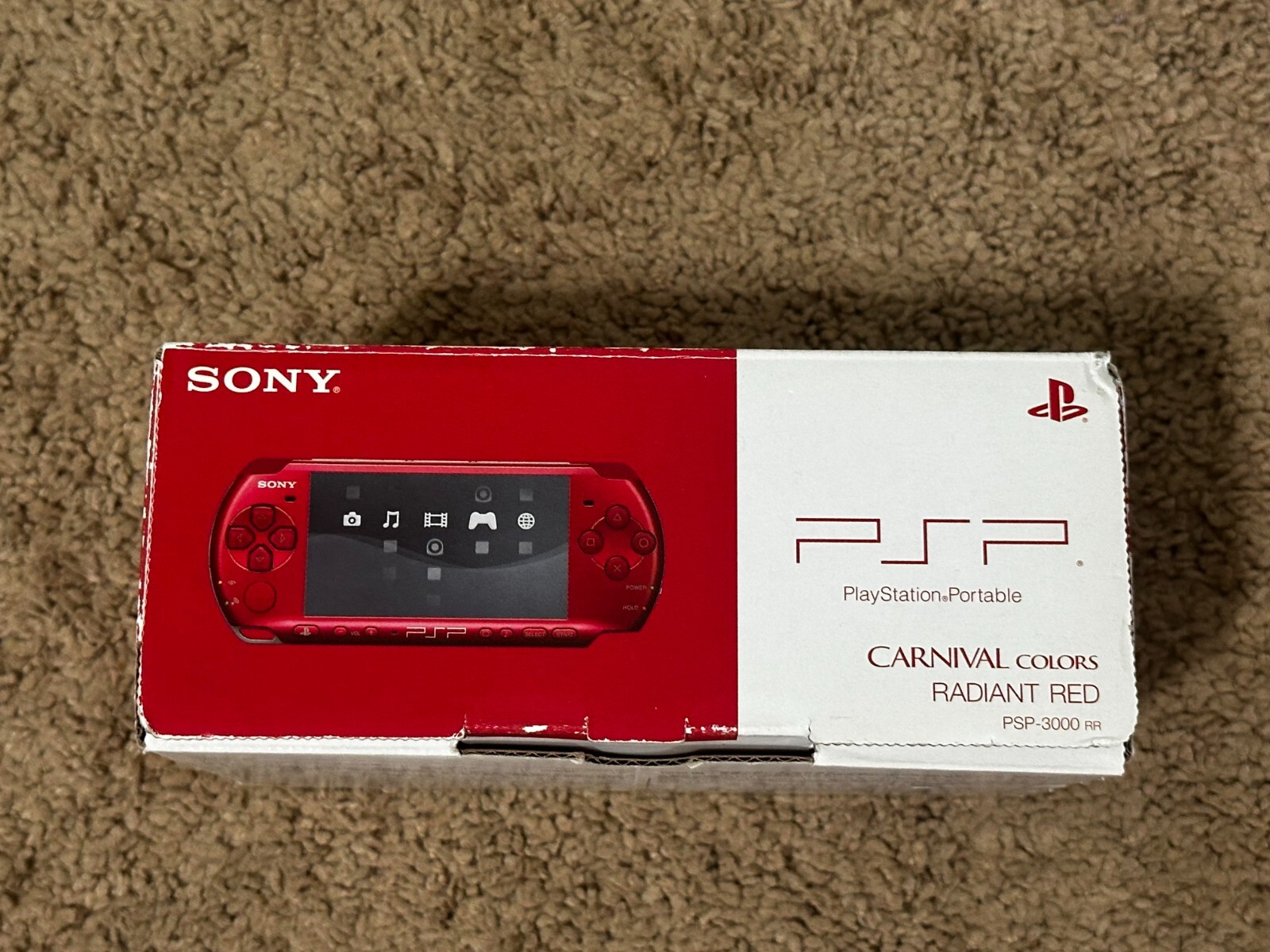 Sony PlayStation PSP 3000 Radical Red w Box | Charger & Battery – SHIP IN 1-DAY