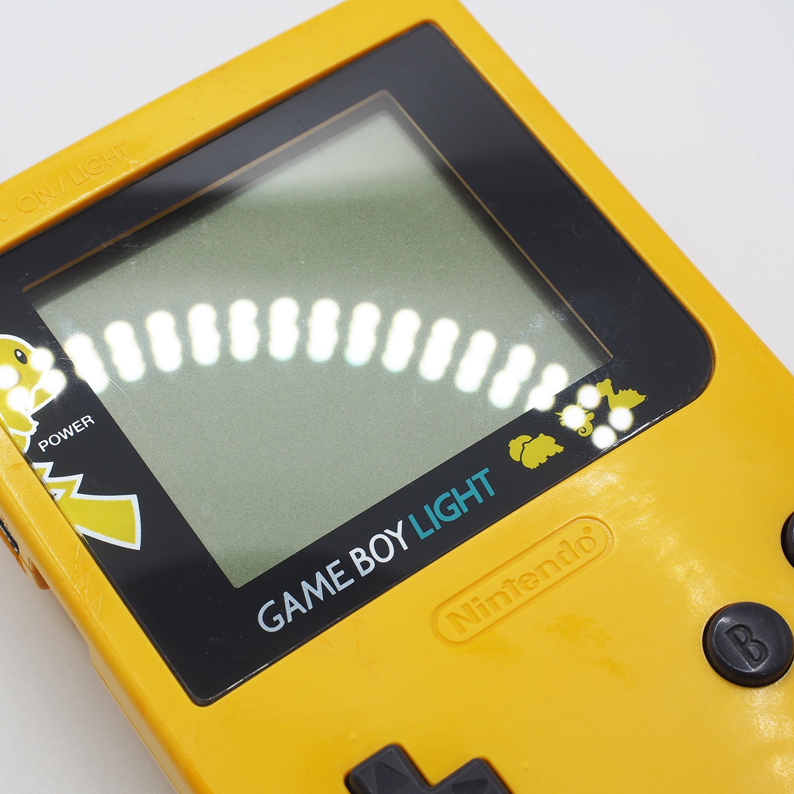 100% OEM Nintendo Game Boy Light Pokemon PIKACHU YELLOW console MGB-101 TESTED