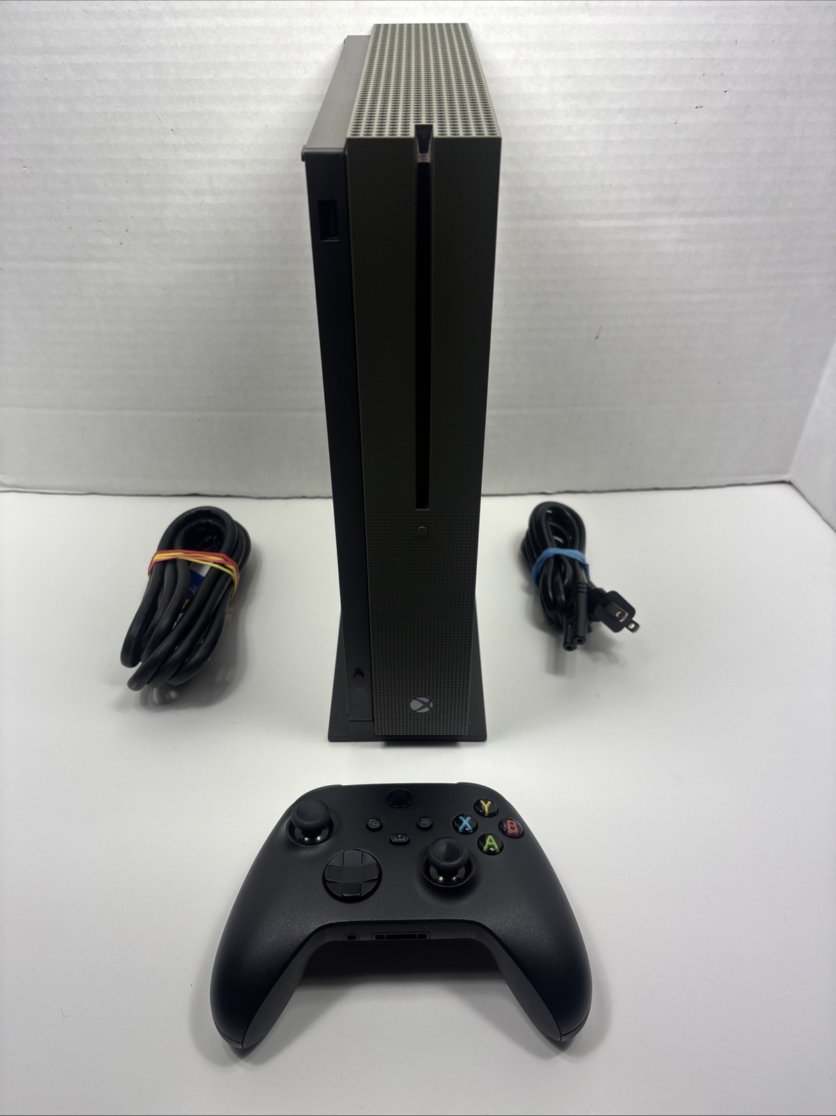 Microsoft Xbox One S (1681) Green 1TB Console W/ Controller & Cords | Tested