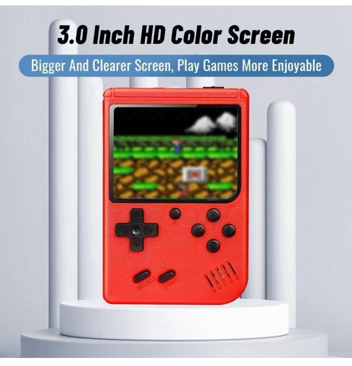 3.0 Inch LCD Screen Retro Video Game Console Built-In 400 in Handheld NEW