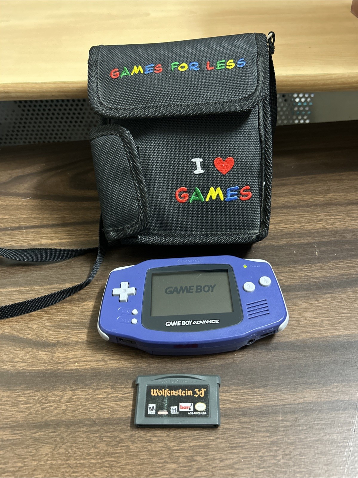 Nintendo Game Boy Advance Handheld Game Console/Games/Case/Batteries AGB-001