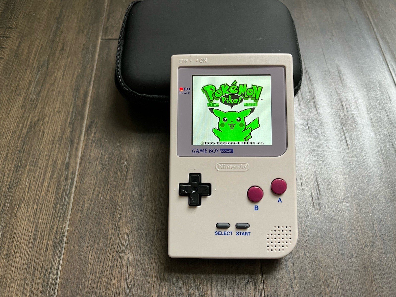 Nintendo Gameboy Pocket GBP Backlight IPS Screen and Glass Lens W/ Bag – Grey