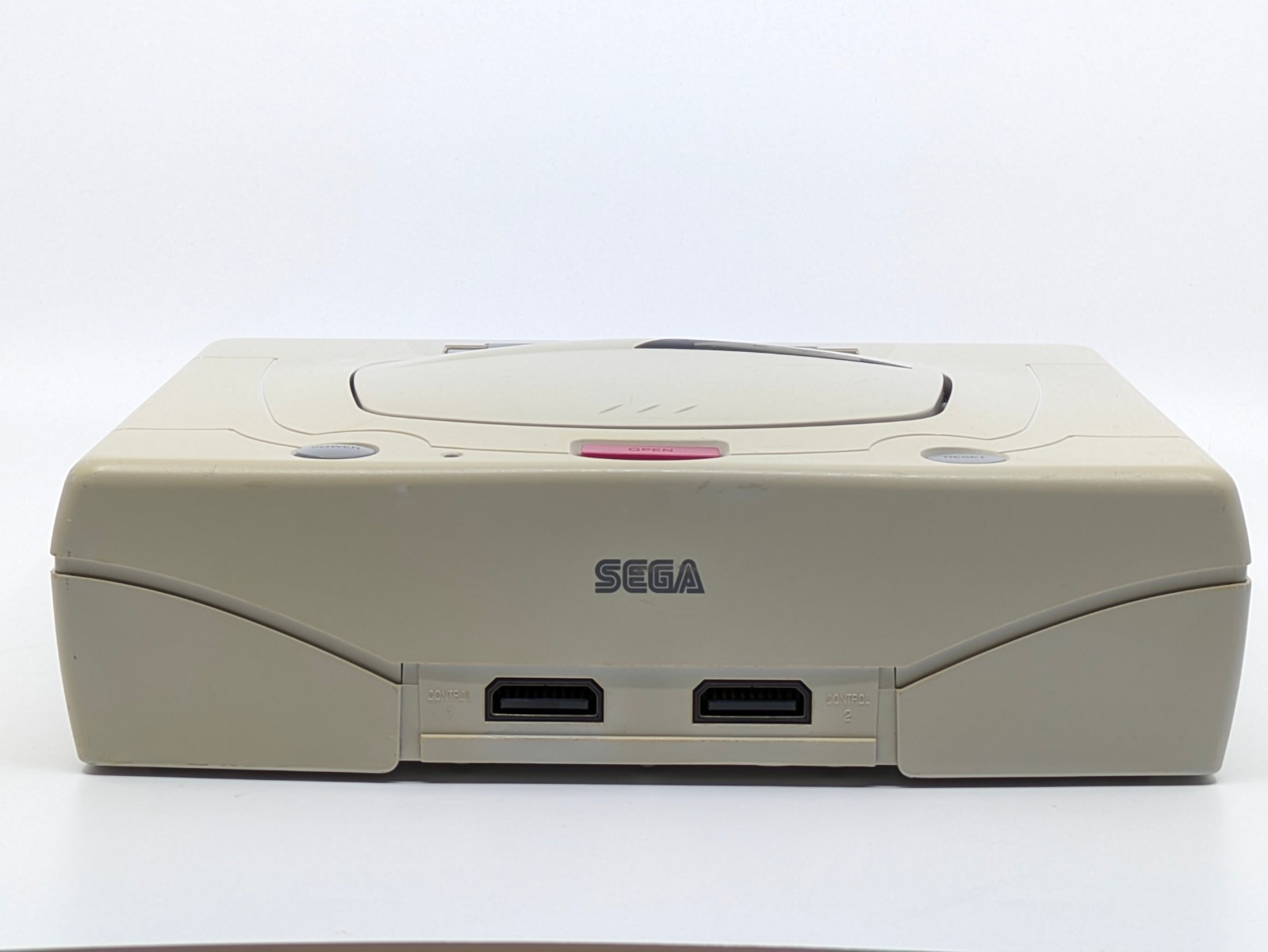 Sega Saturn White HST-3220 NTSC-J Tested w Controller + Touge King the Spirits 2