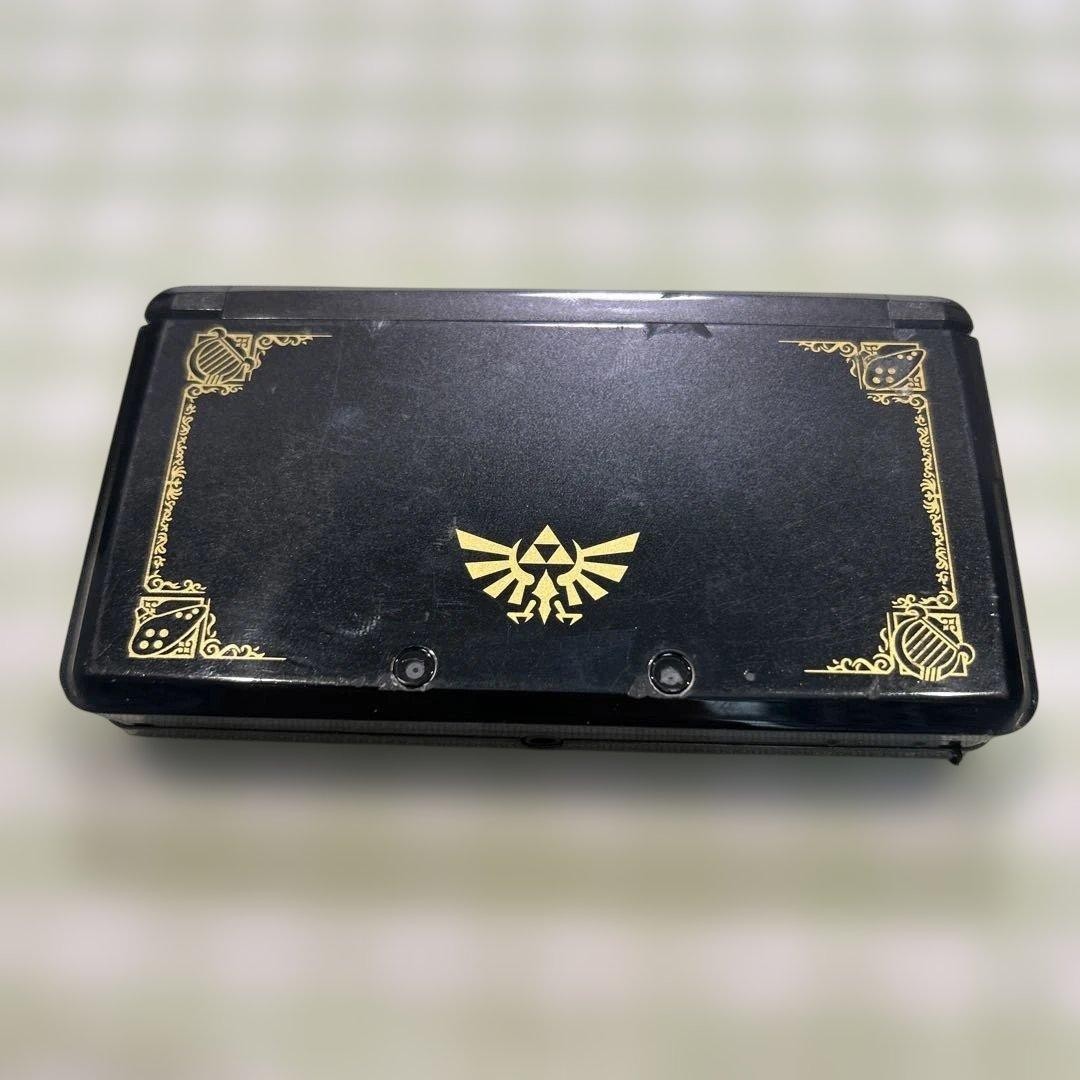 Nintendo 3DS The Legend of Zelda 25th Anniversary Black Console W Charger s2304M
