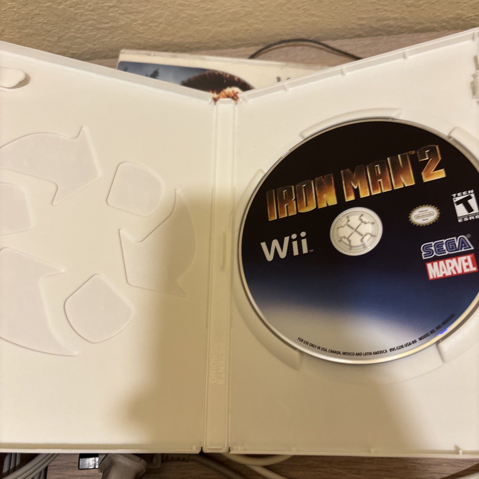 Nintendo Wii RVL-001 (USA) White Video Game Console Pre-owned w/ 2 Games Tested