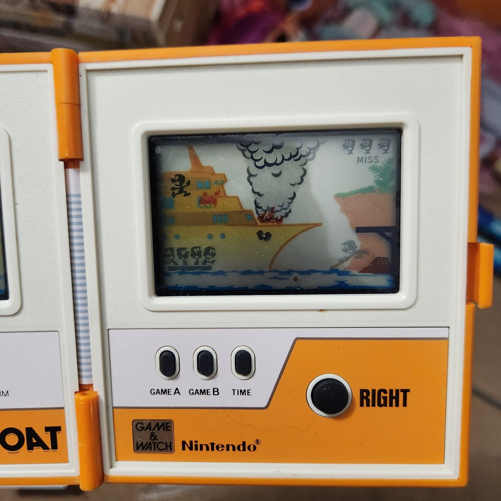 Nintendo Game & Watch Lifeboat Multiscreen Handheld Game Console Japan 1983
