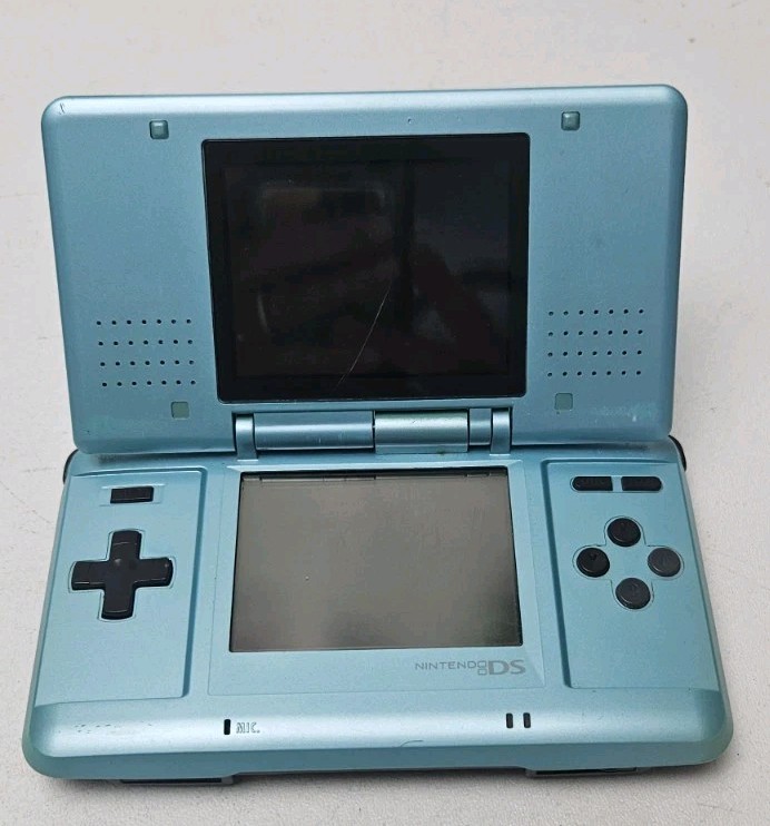 Nintendo DS Original «Fat» Turqoise Blue Works READ DESCRIPTION
