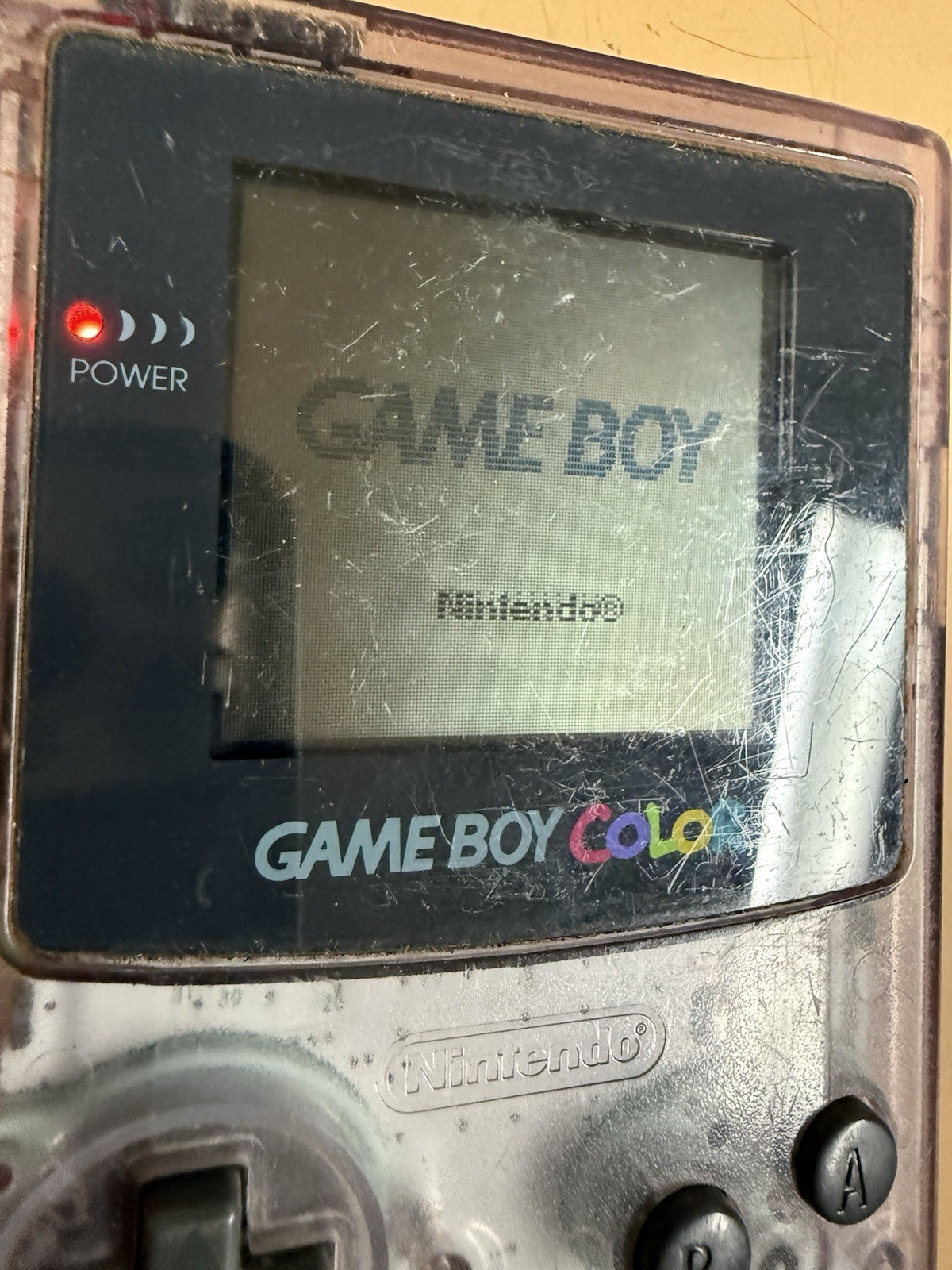 Nintendo Game Boy Color Handheld System – Atomic Purple Clear Transparent