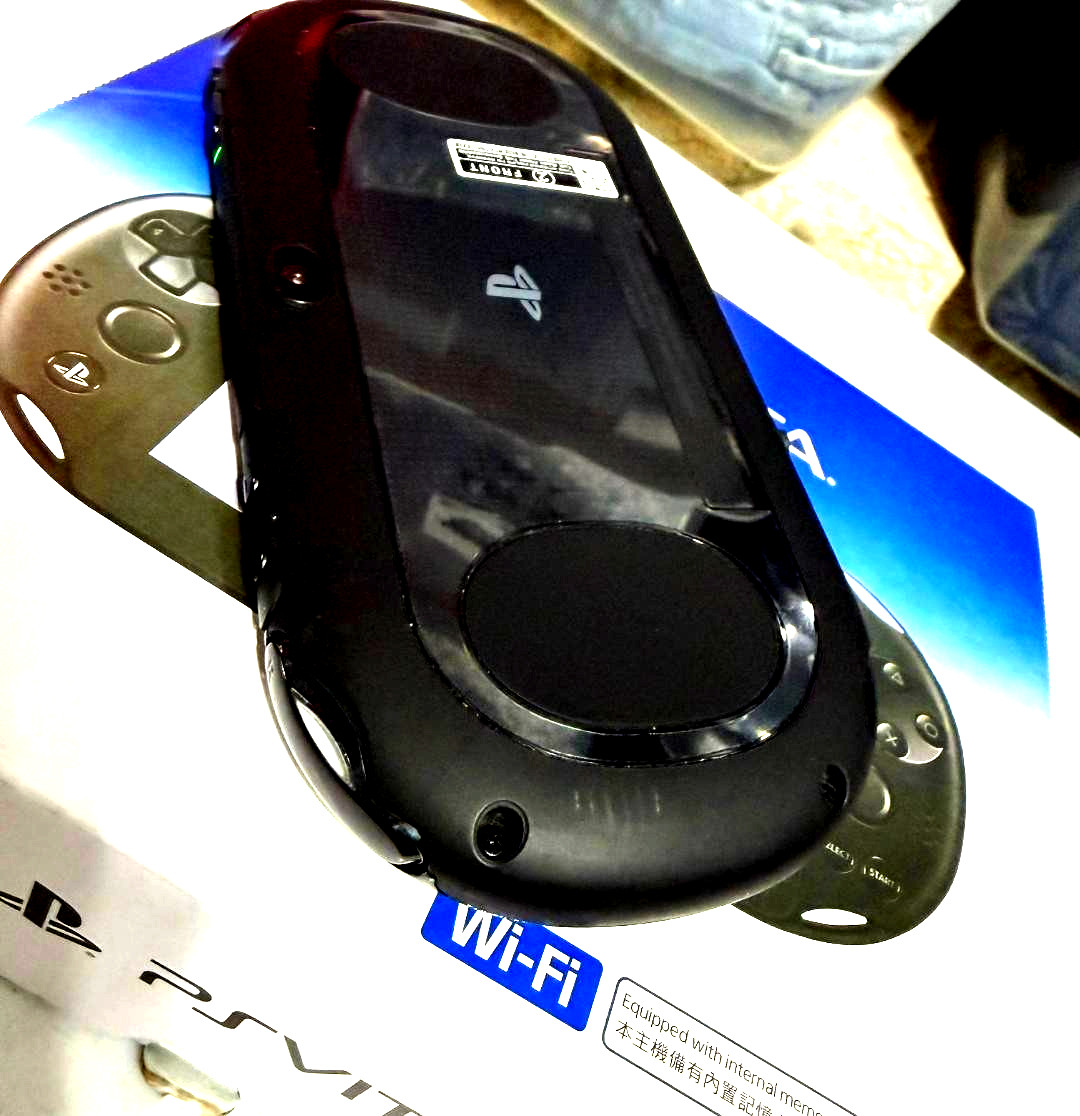 SONY PS Vita PCH 2000 Console Charger w/Box PlayStation PSV Slim Black 64GB USA