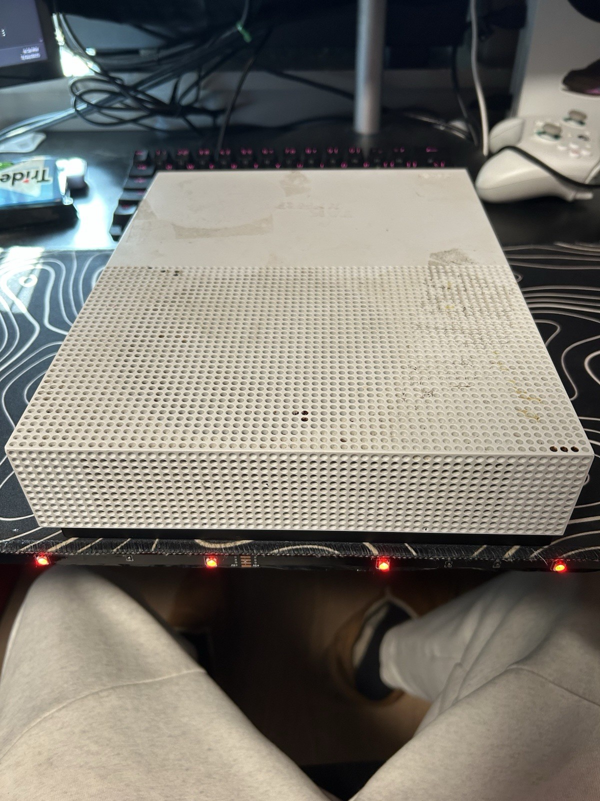 Xbox One S With Original Controller, Wires, and 3-Month Gamepass