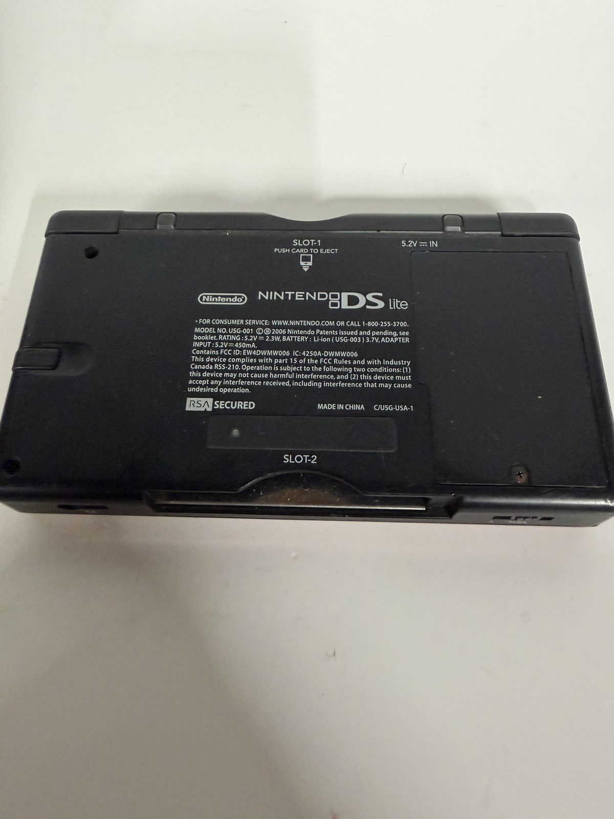 Nintendo DS Lite USG-001 Red & Black Console Bundle *Read Description*