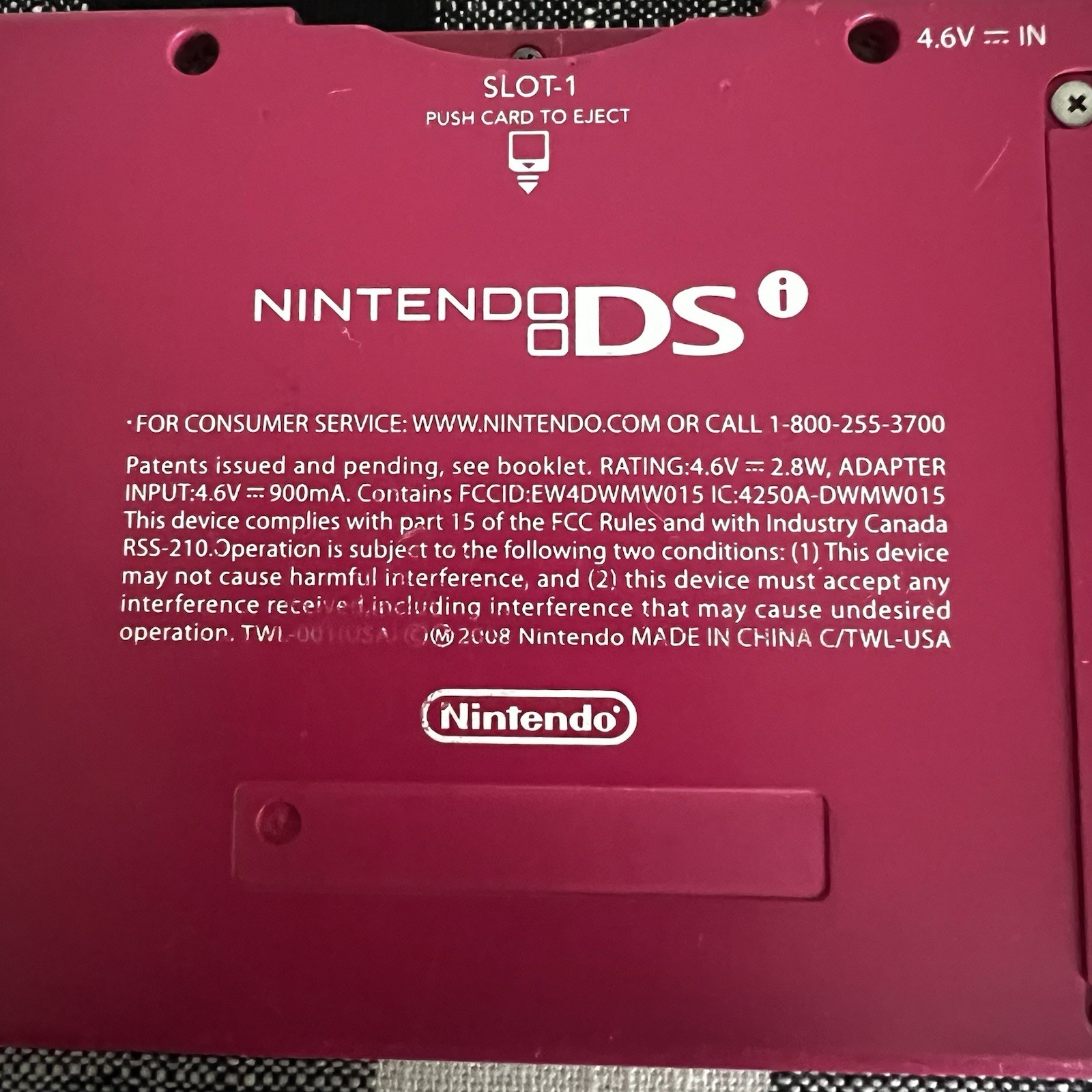 *Nintendo DSi Console *Pink *Model #TWL-001 *2GB Disk *New Charger *Video Demo