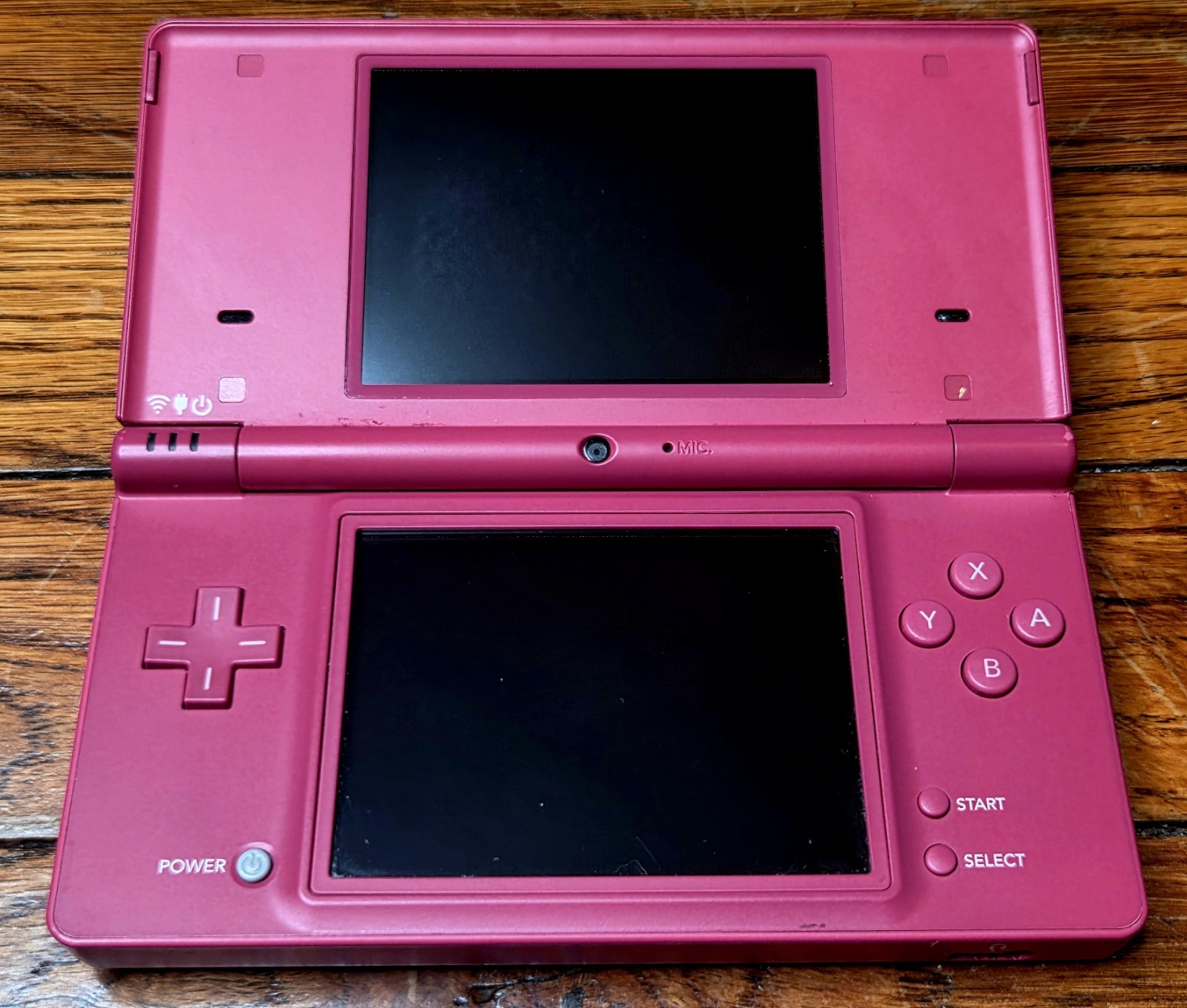 Nintendo DSi Pink TWL-001 USA Handheld Game Console + Stylus + Charger Tested