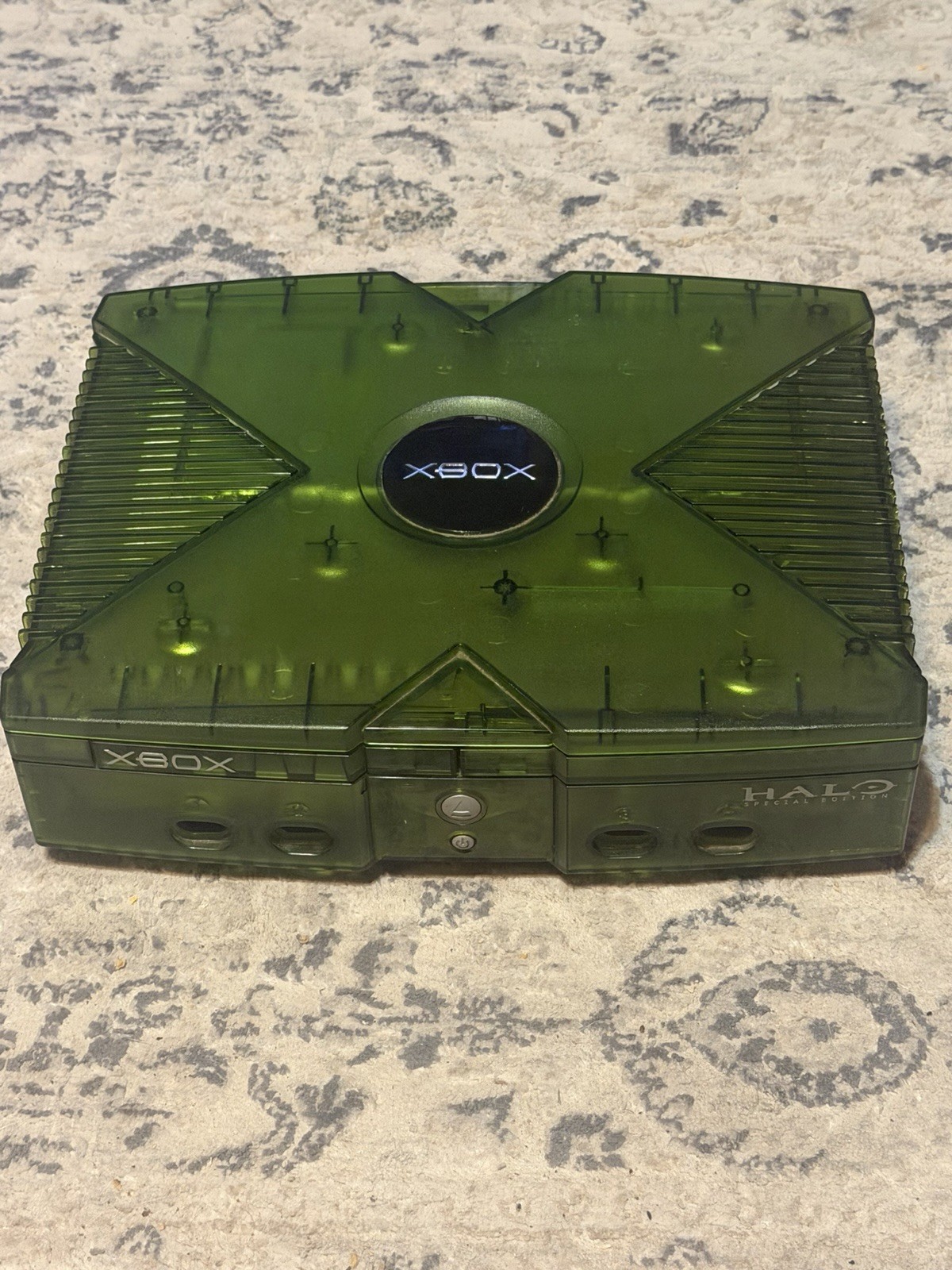 Microsoft Original Xbox Halo Special Edition Console AS IS Parts/Repair PowersOn