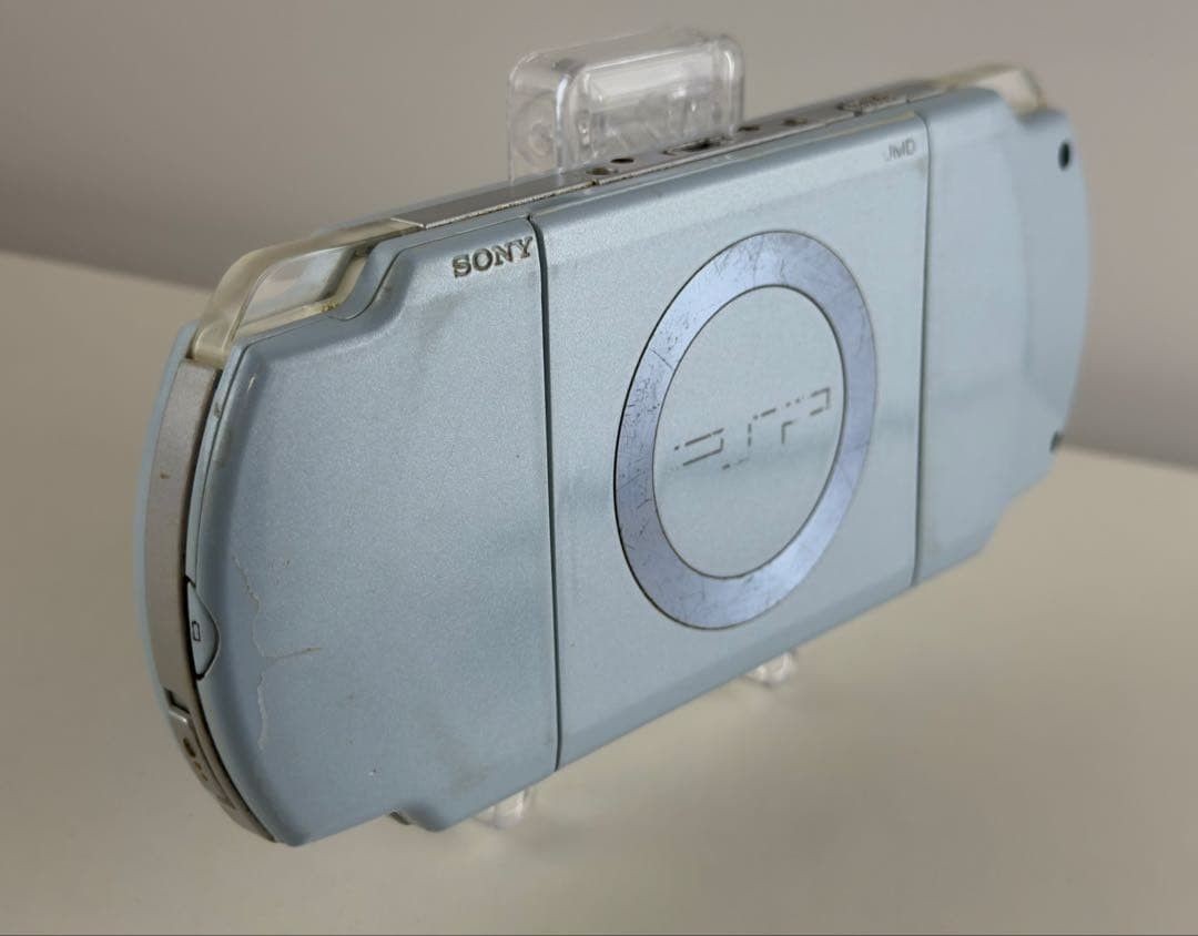 Rare Sony PSP-2000 Felicia Blue Console Region Free w/ Charger Tested Japan