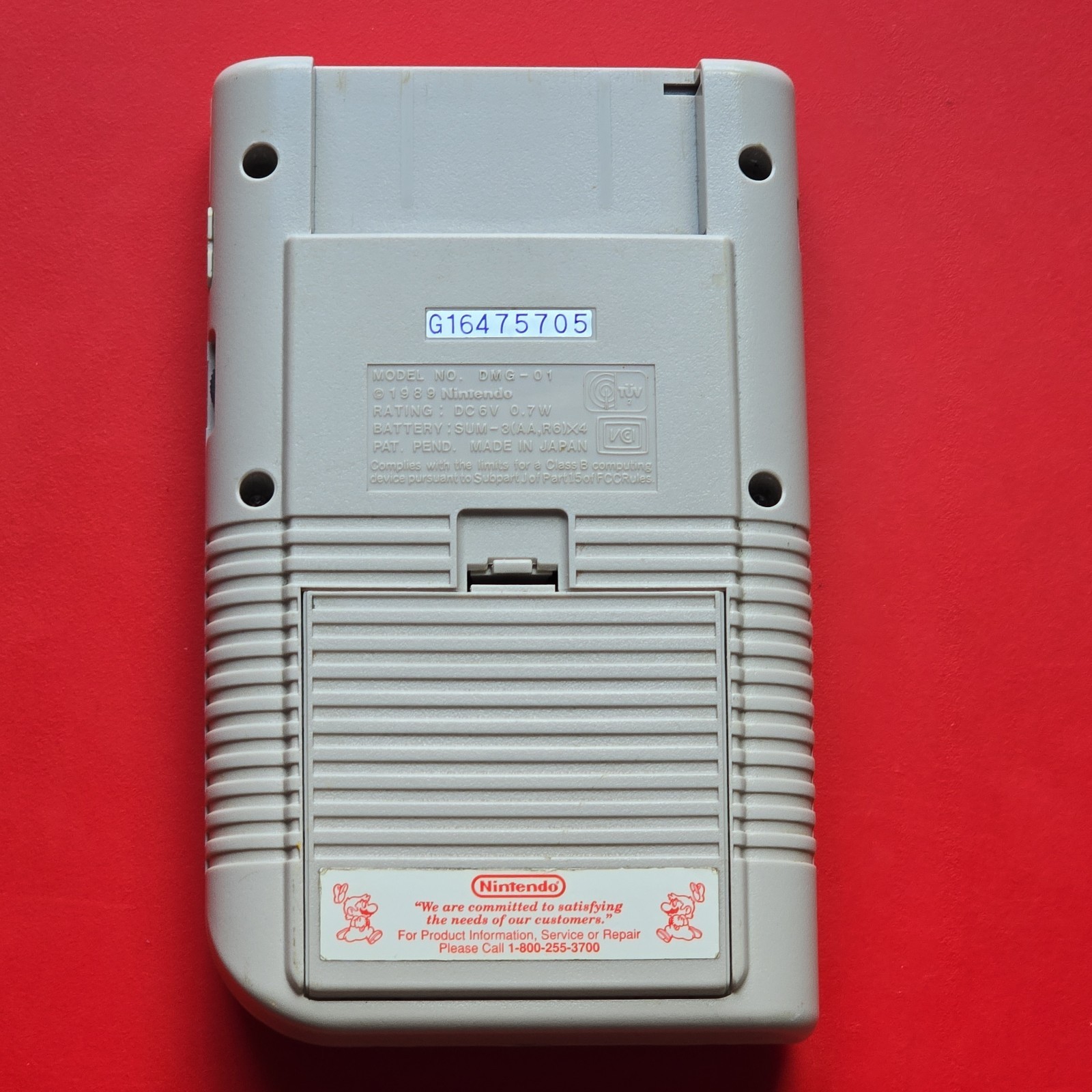Nintendo Game Boy Original DMG-01 Handheld System with Tetris – No Dead Pixels