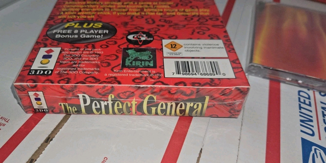 5 3DO Games Including NEW SEALED The Perfect General, Iron Angel New Cd Sealed