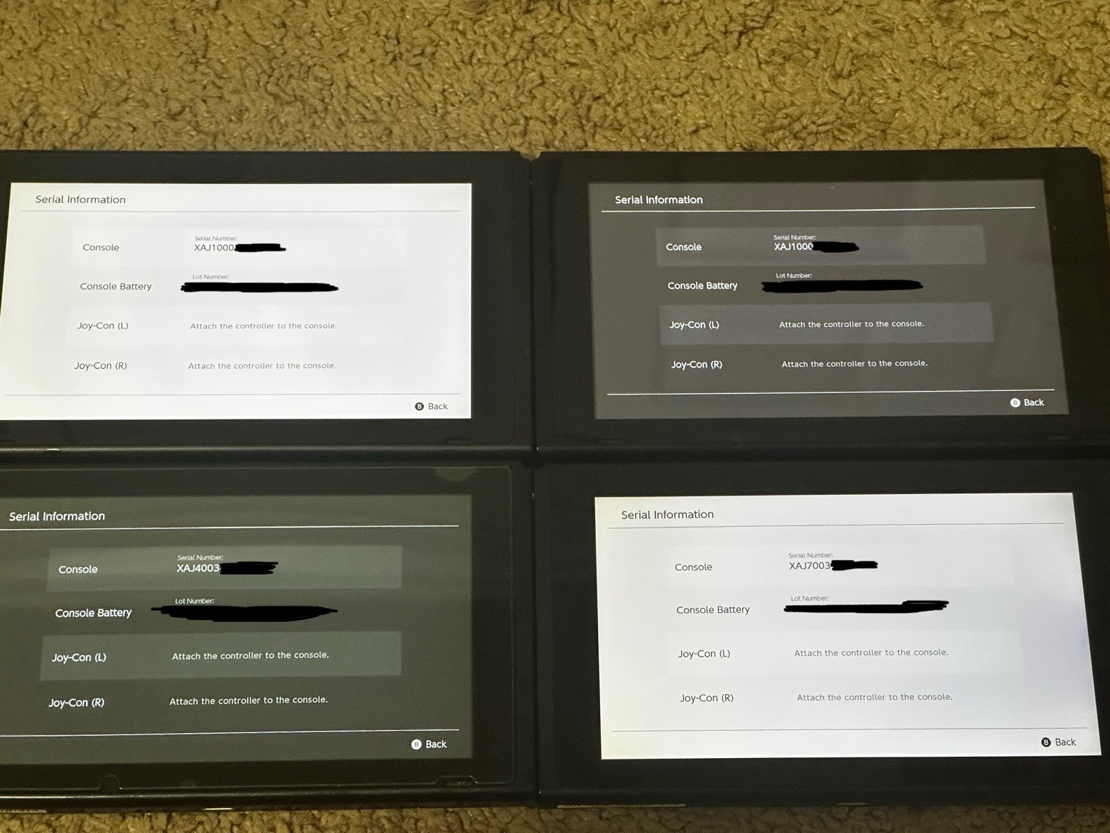 Nintendo Switch Unpatched Low Serial Console Only – Ship in 1-DAY