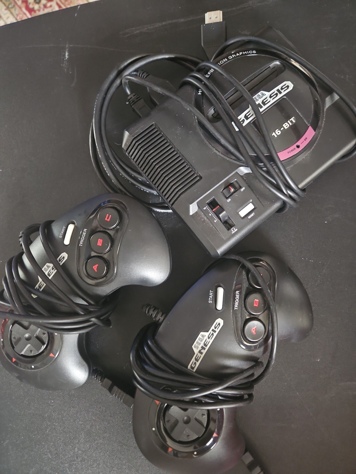 SEGA Genesis Mini 1 (2019) HDMI Console with 2 Wired Controller – USED