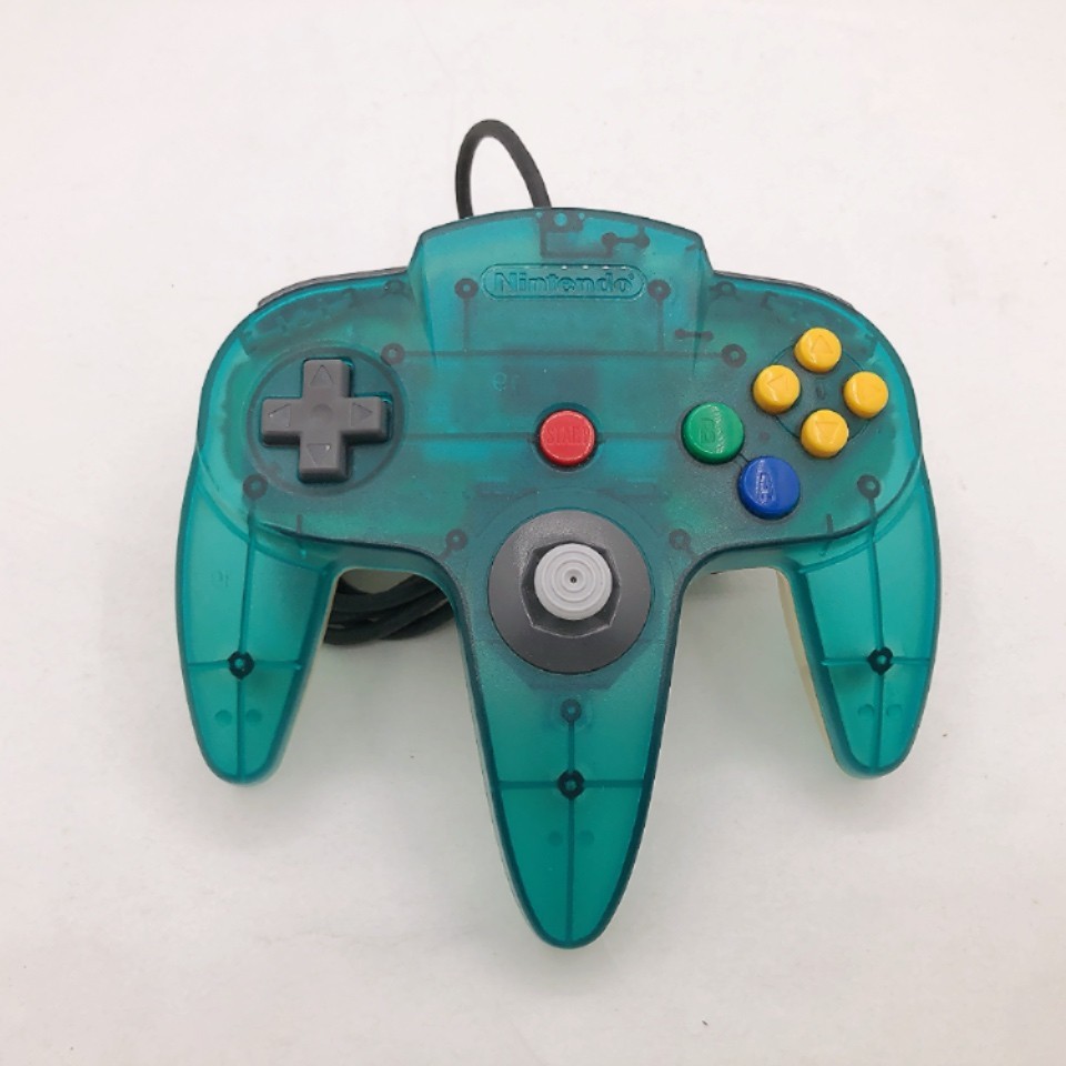 Nintendo 64 Console Controller Clear Blue N64 Made in Japan Tested