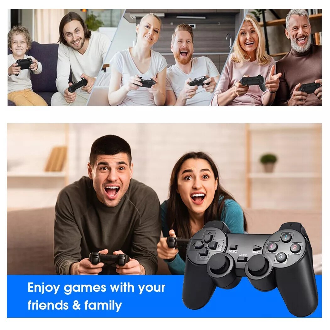 Retro 2000+ Game Console 4K HDMI Output Plug and Play +Game Gamepad Controllers