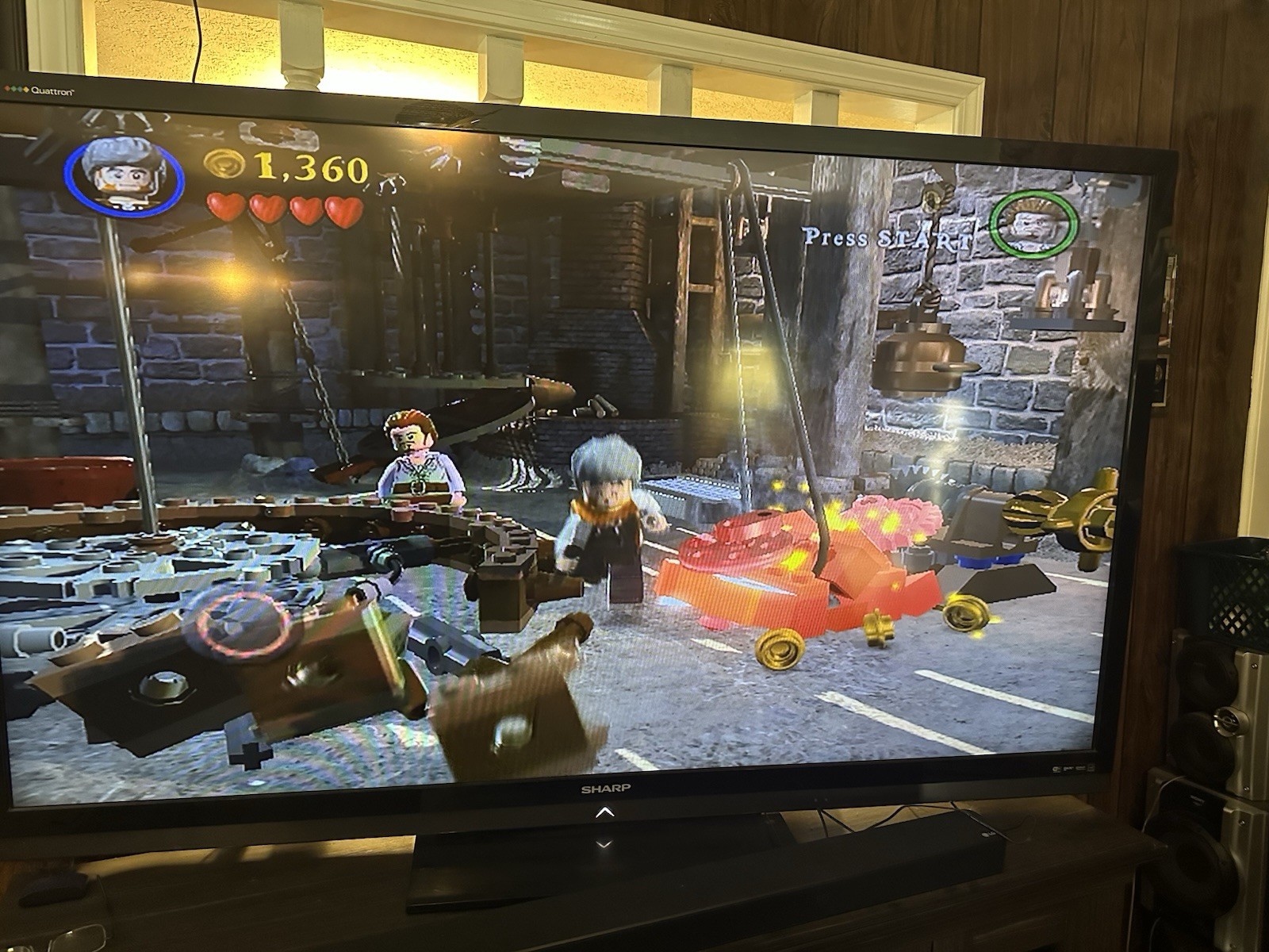 PlayStation 3 With 10 Games and Remotes Tested Works Great