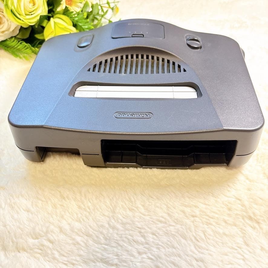Nintendo 64 N64 Console Set w/ Super Mario 64 Tested Working Japan