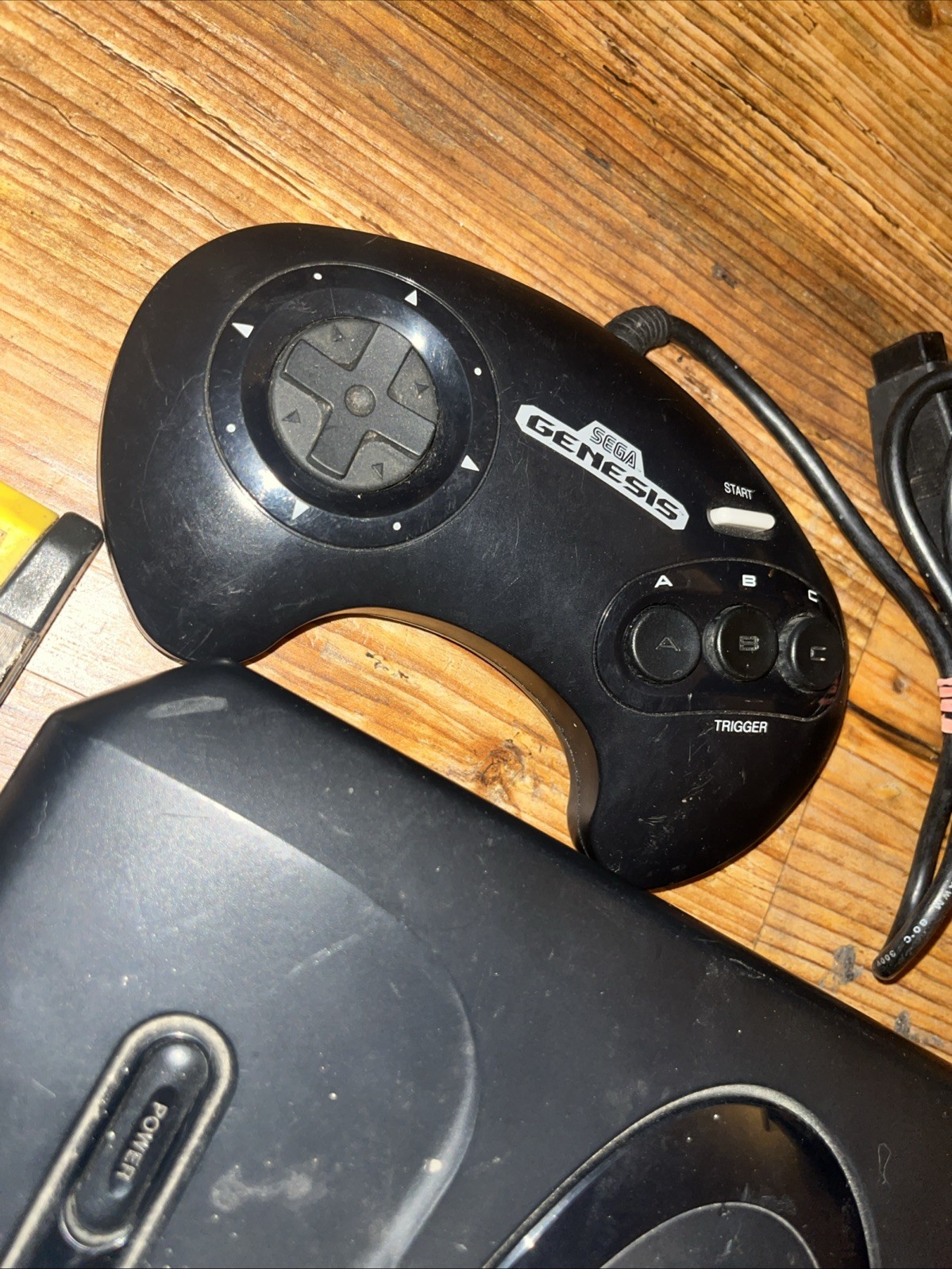 Sega Genesis Model 2 Console MK-1631 Bundle 6 Games – Spider-Man Mortal Kombat