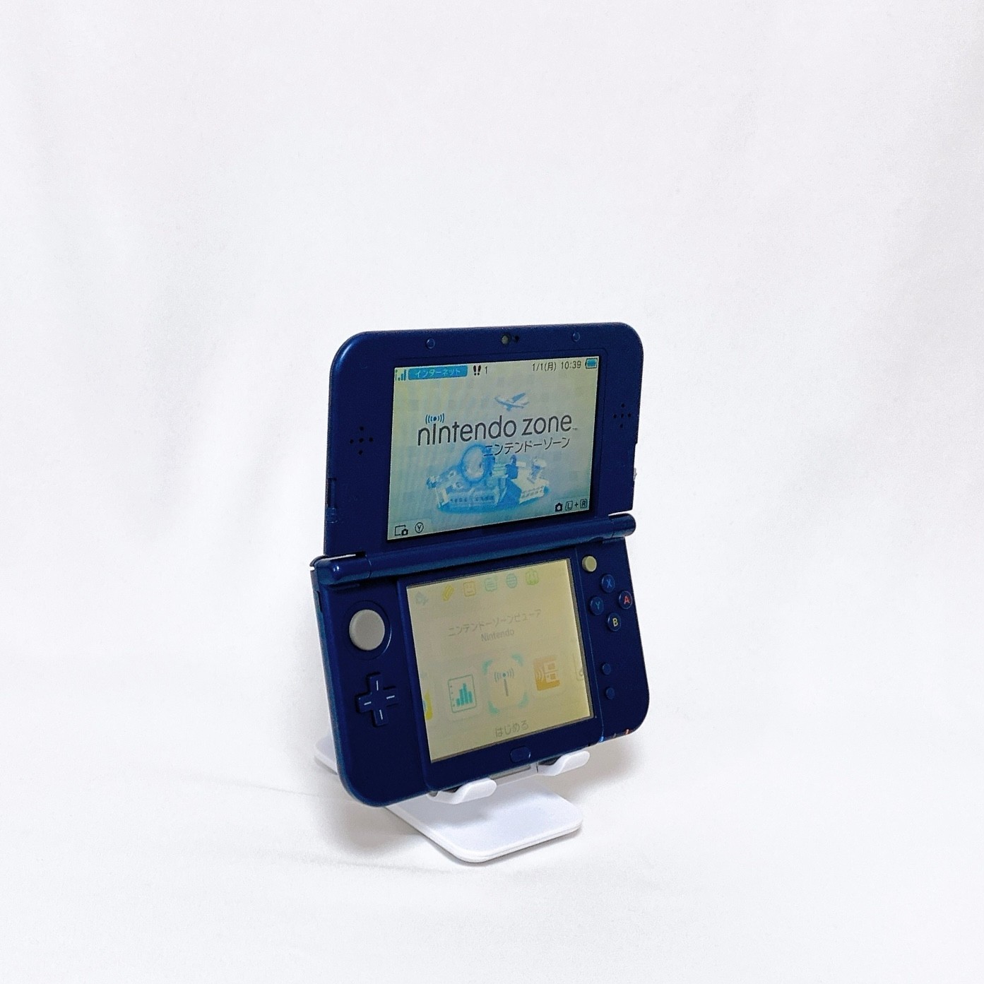 【Top IPS w/Box】New Nintendo 3DS LL XL Metallic Blue Japan Console Tested Rank S