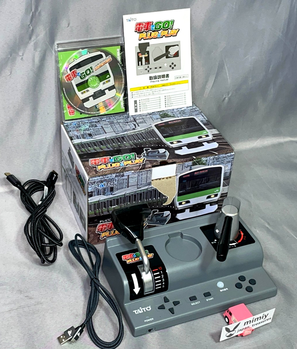 Taito Densha de GO! PLUG & PLAY Train Simulator HDMI Console Controller Japan